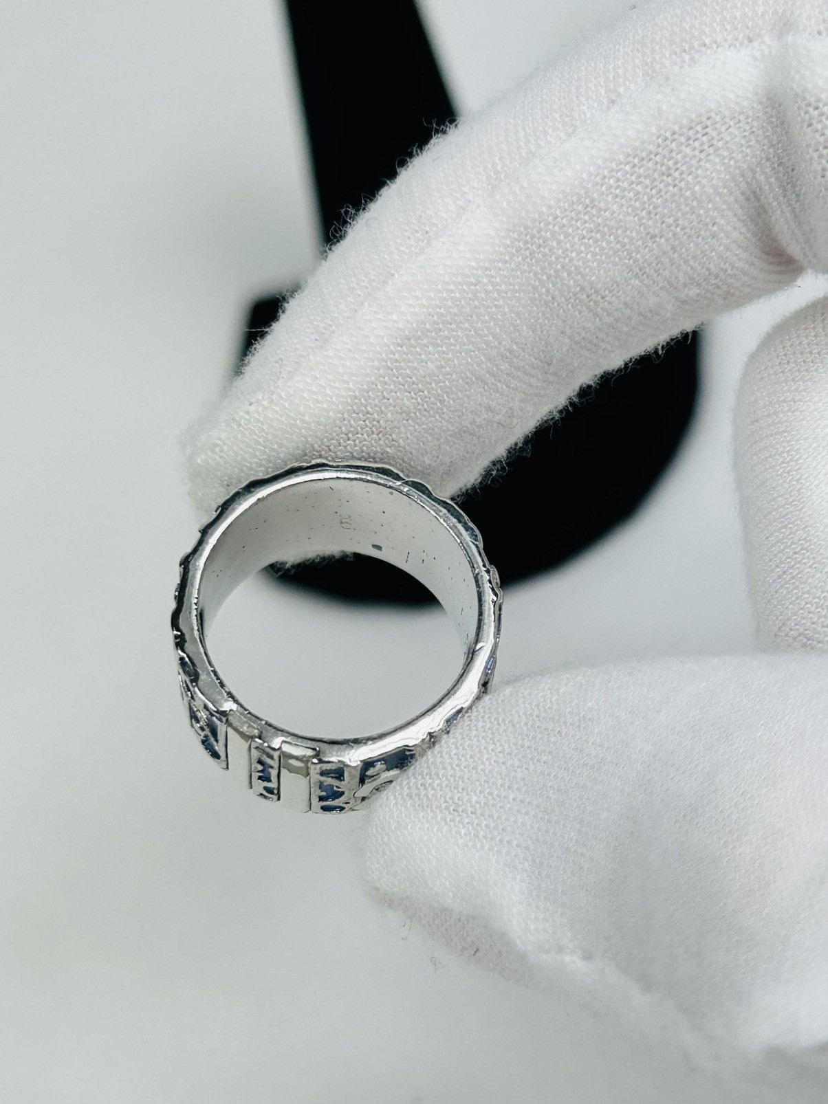Dior Dior Blue Trotter 2 Ring Size 6 Size ONE SIZE - 4 Thumbnail