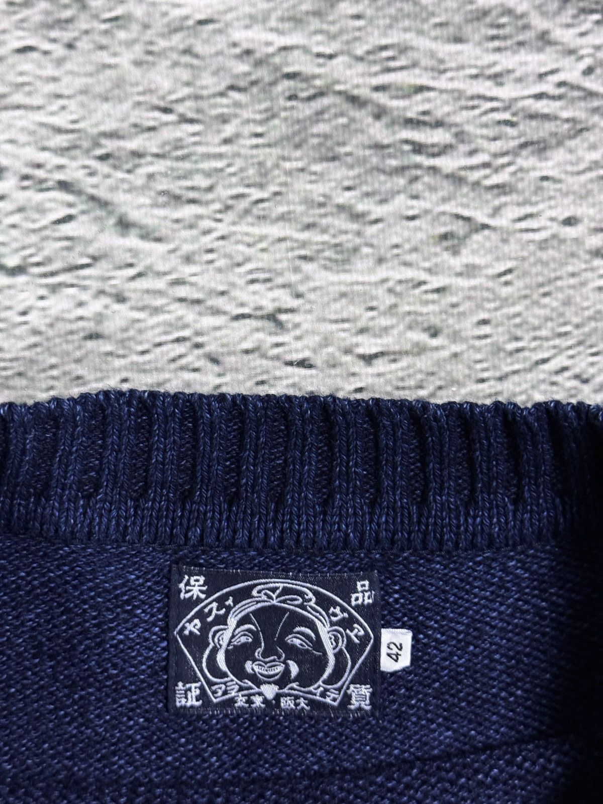 Evisu Evisu sweater navy big logo spell out knit made in Japan Size US L / EU 52-54 / 3 - 3 Thumbnail