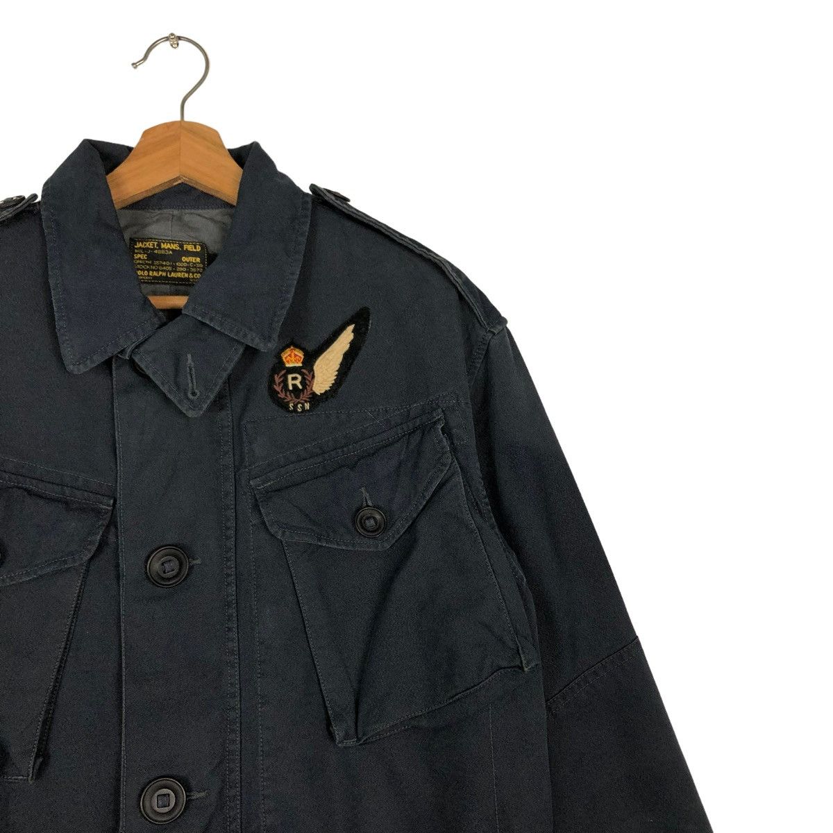 Polo Ralph Lauren 🔥ROYAL BLUE INSPECTOR RRL UNIFORM COMBAT GARMENTS LTD ARMY Size US S / EU 44-46 / 1 - 4 Thumbnail