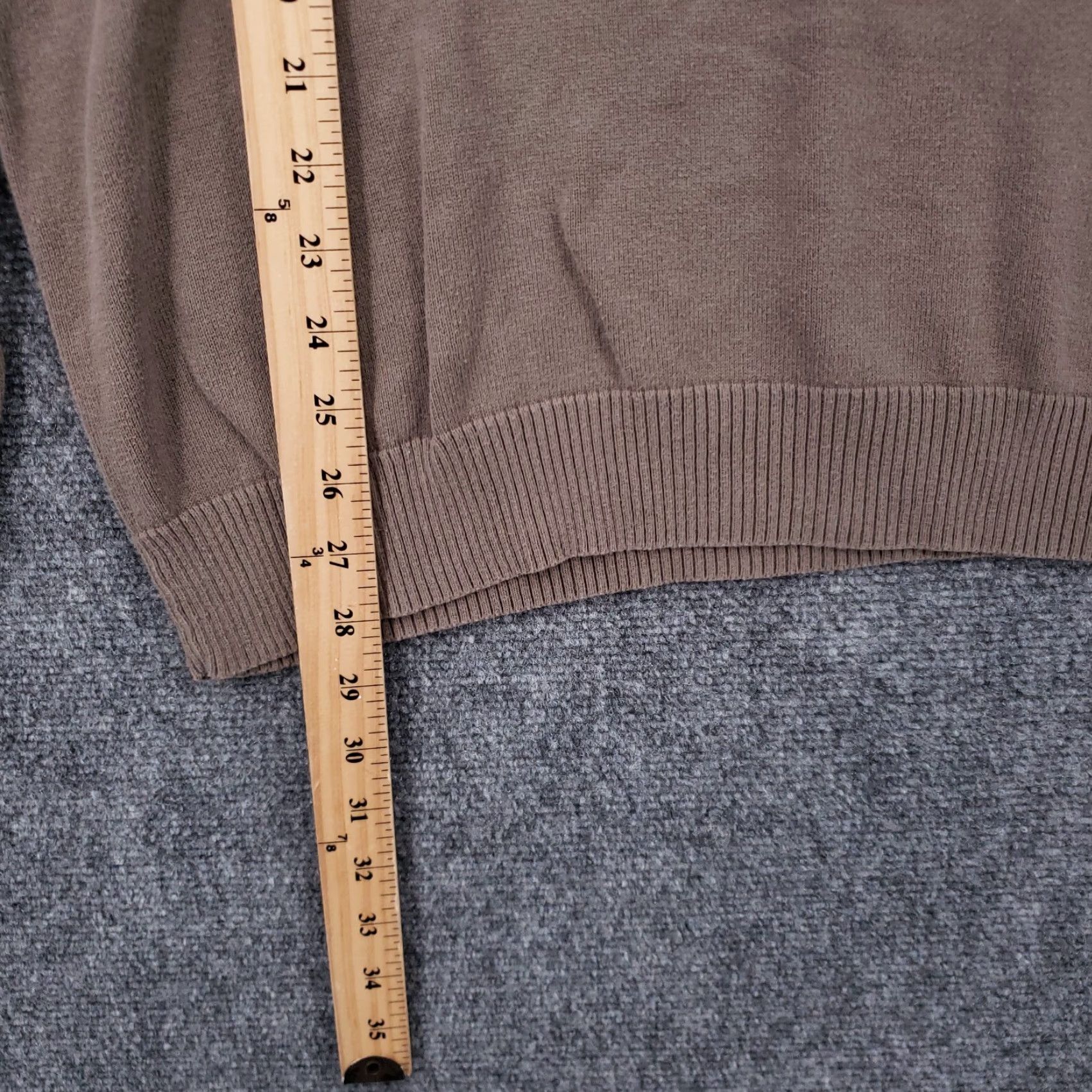 Banana Republic Banana Republic Sweatshirt Mens L Brown V-Neck Pullover Long Sleeve Size US L / EU 52-54 / 3 - 4 Thumbnail