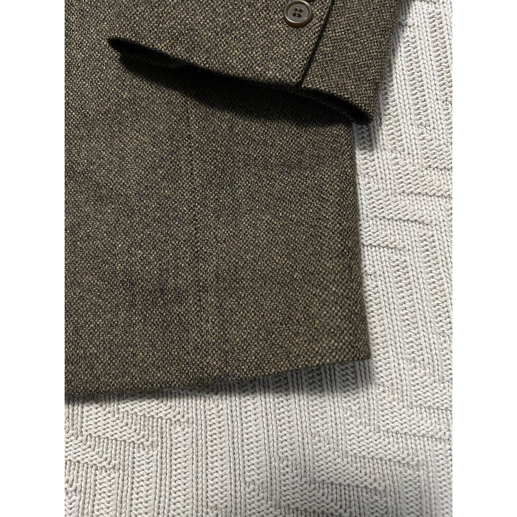 Donna Karan Donna Karan brown tweed cashmere two button blazer size 46R Size 46R - 4 Thumbnail