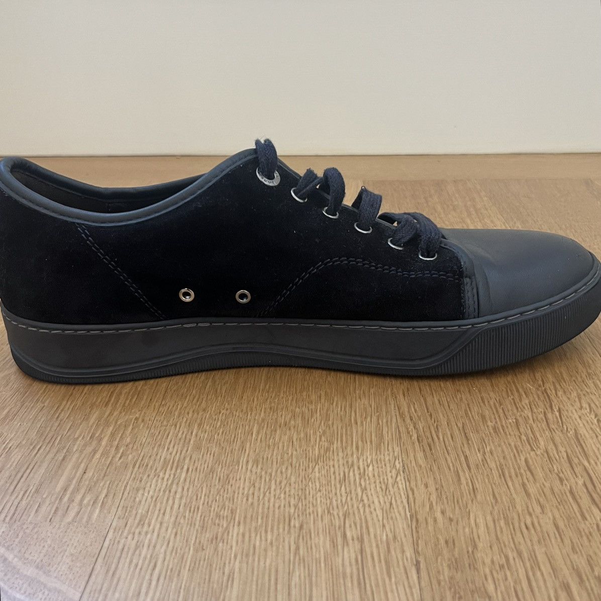 Lanvin Lanvin DBB1 Black Suede Sneakers Men’s Size 7 (US 8/EU 41) Size US 7 / EU 40 - 9 Thumbnail