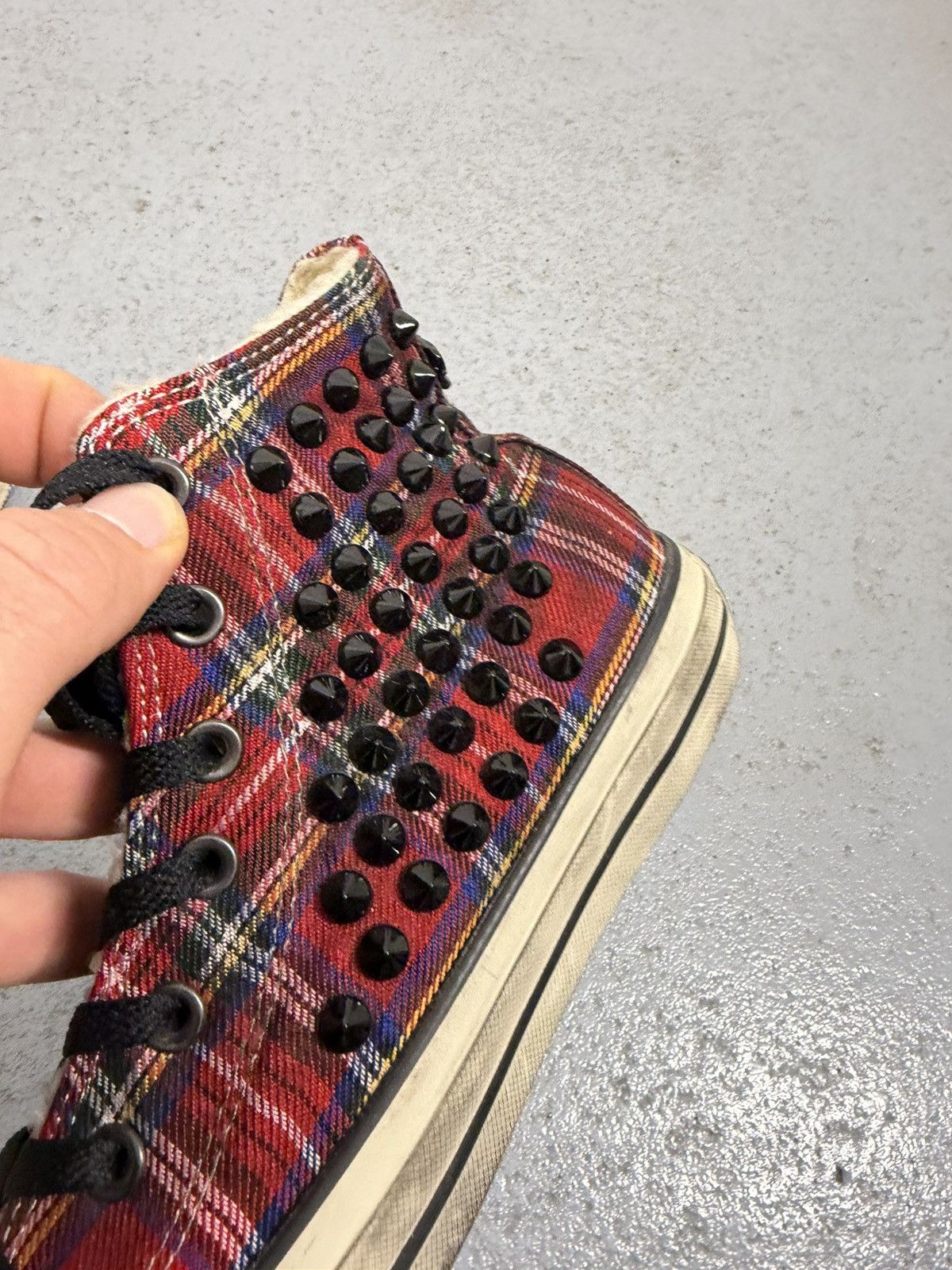 Converse John Varvatos x Converse Aged High Top Sneakers Size US 6.5 / IT 36.5 - 3 Thumbnail