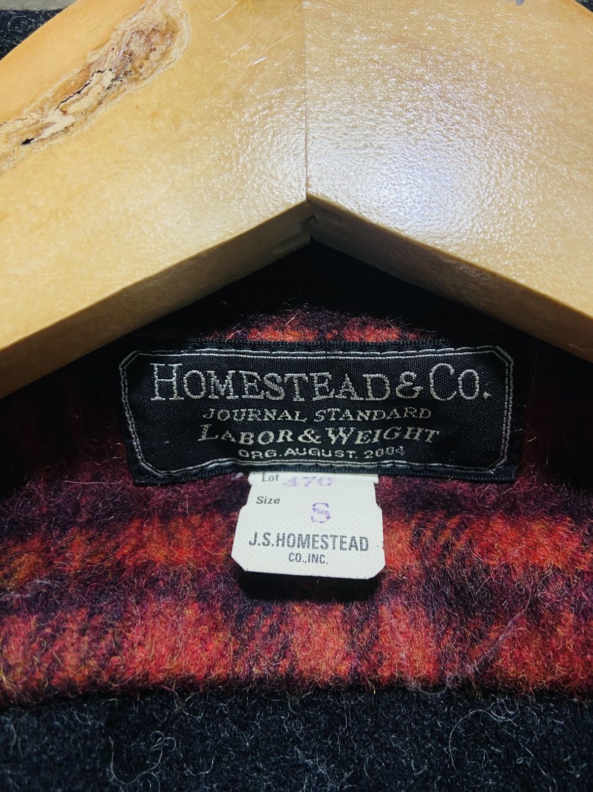 J.S. Homestead Vintage J.S Homestead Button Up Wool Jacket Size US M / EU 48-50 / 2 - 11 Thumbnail
