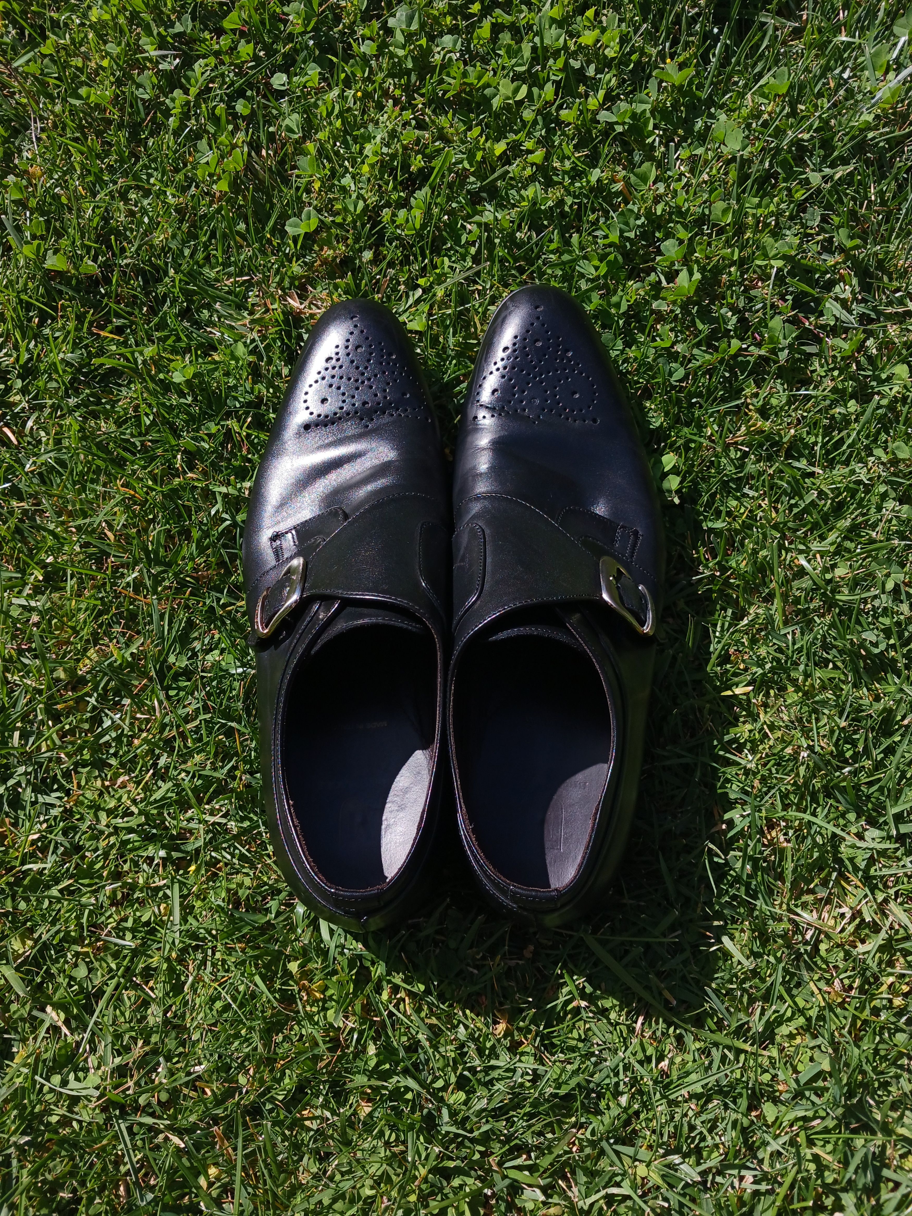 Bruno Magli Bruno Magli Italian Single Monk Strap Medallion Loafers Size US 12 / EU 45 - 2 Thumbnail