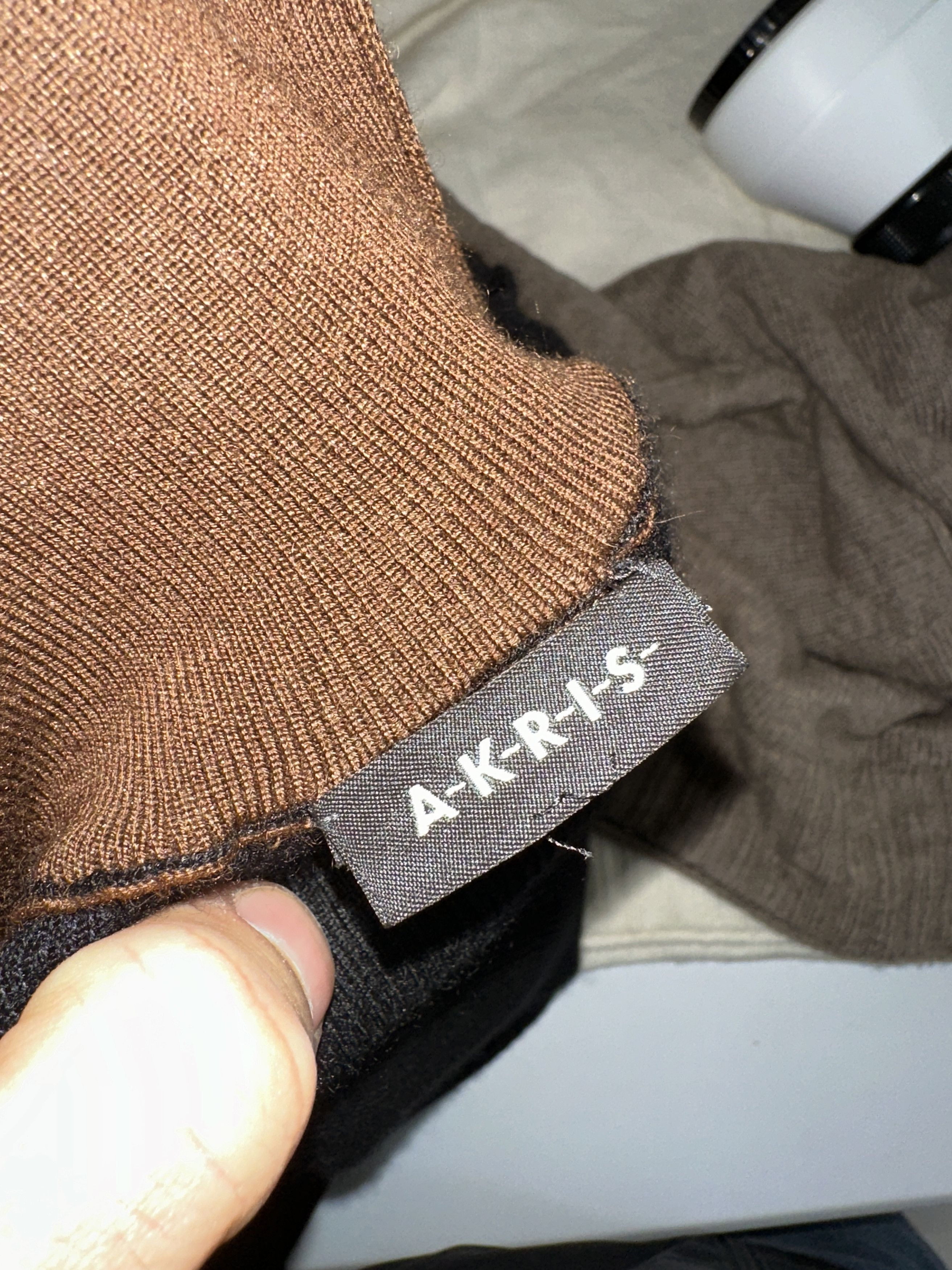 Akris Akris Wool Cashmere Silk Turtleneck Top Black Trim 40 US 10 Size M / US 6-8 / IT 42-44 - 3 Thumbnail