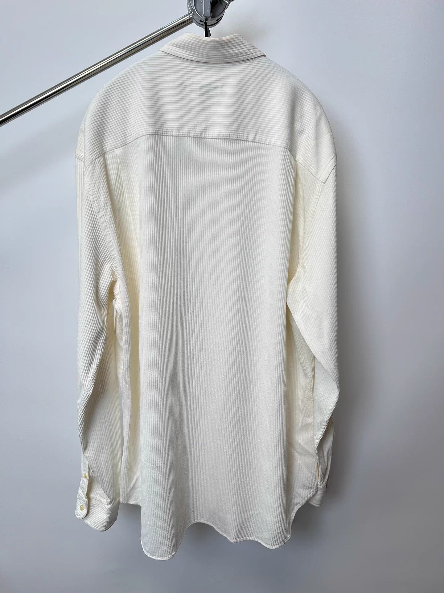 Giorgio Armani Giorgio Armani 00s Oversized Pleated Shirt Size US L / EU 52-54 / 3 - 6 Thumbnail