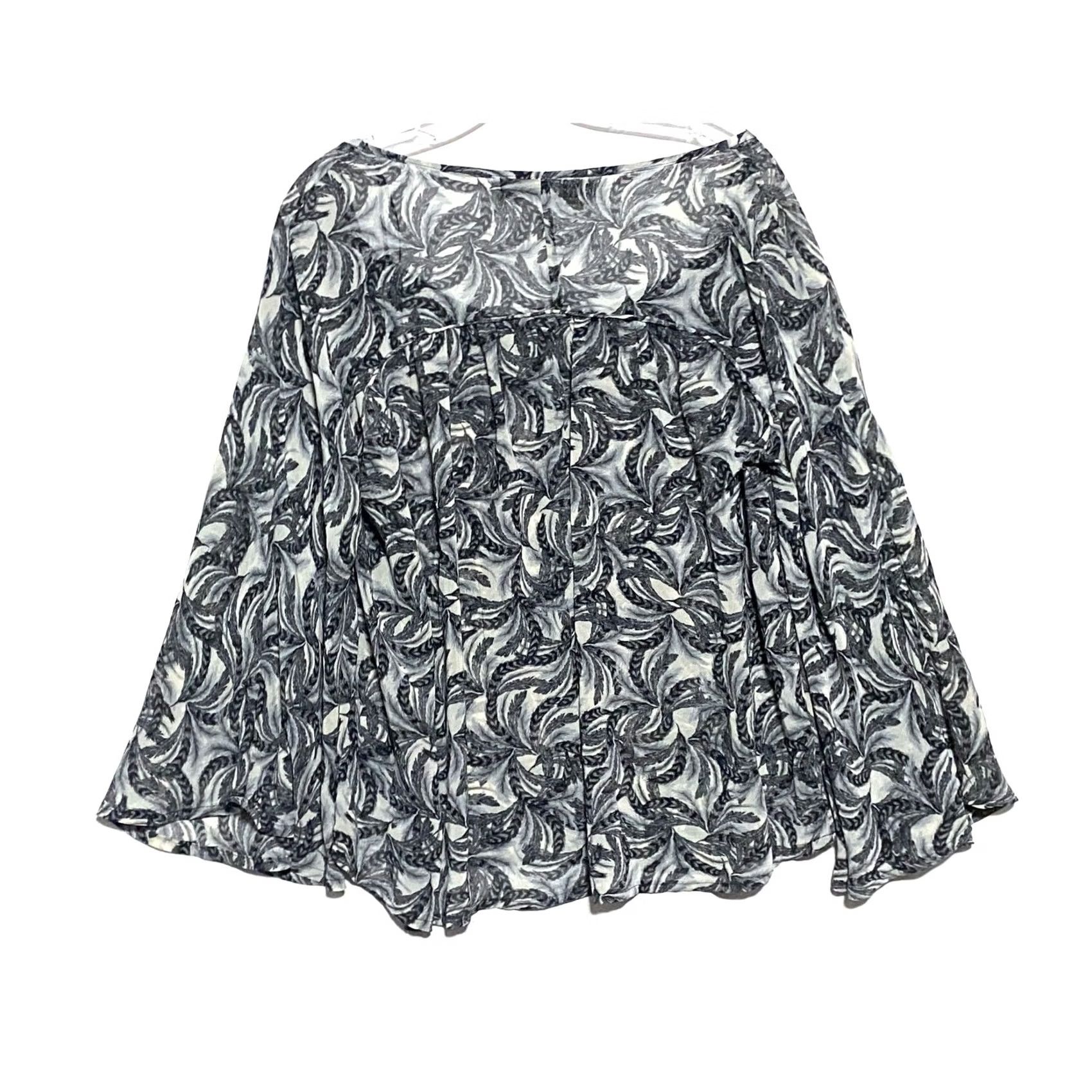 Vintage Patterson J. Kincaid Blouse Top XS Boho Peasant Whimsigoth Dark Romantic Bell Sleeve Square Neck Floral Sheer Size XS / US 0-2 / IT 36-38 - 3 Thumbnail