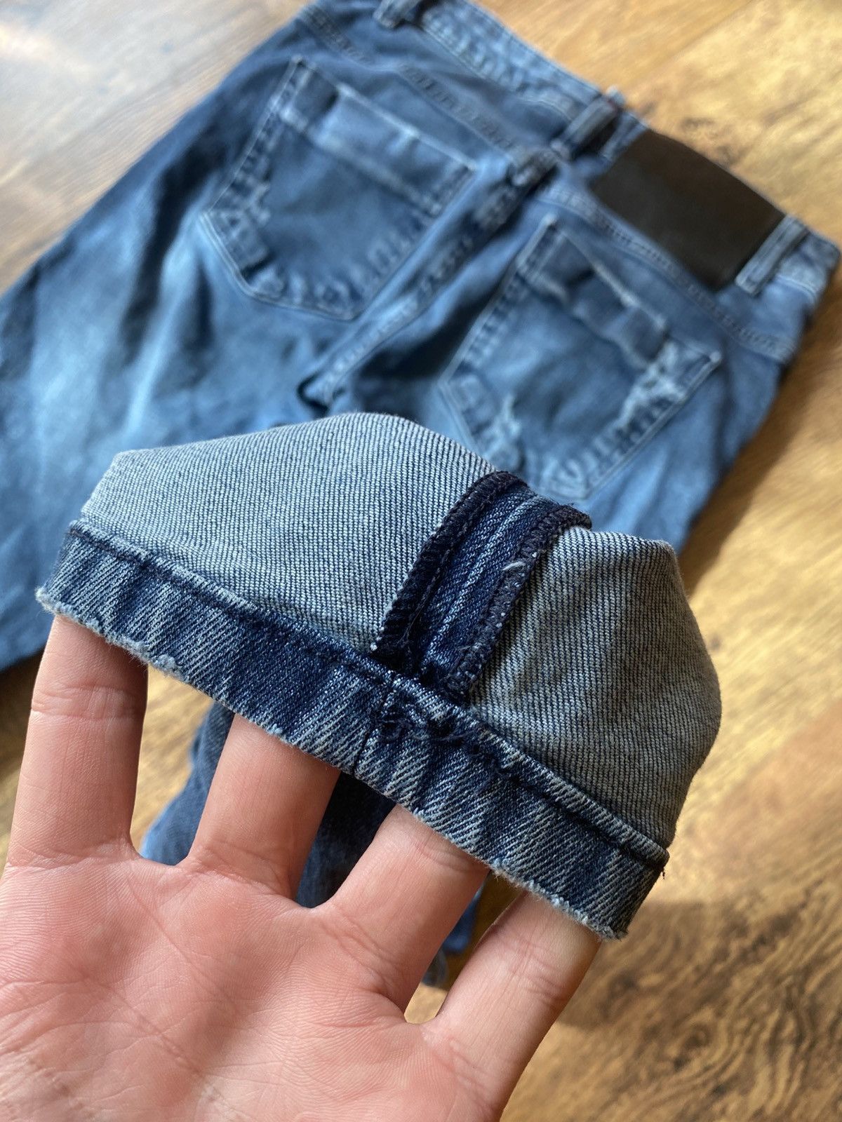 Takeshy Kurosawa Takeshy Kurosawa distressed jeans slim-fit Size US 30 / EU 46 - 9 Thumbnail