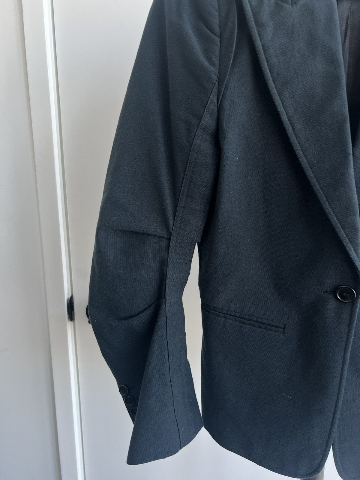 Ann Demeulemeester ‘90s Strap-Sleeve Blazer Size XS / US 0-2 / IT 36-38 - 2 Thumbnail