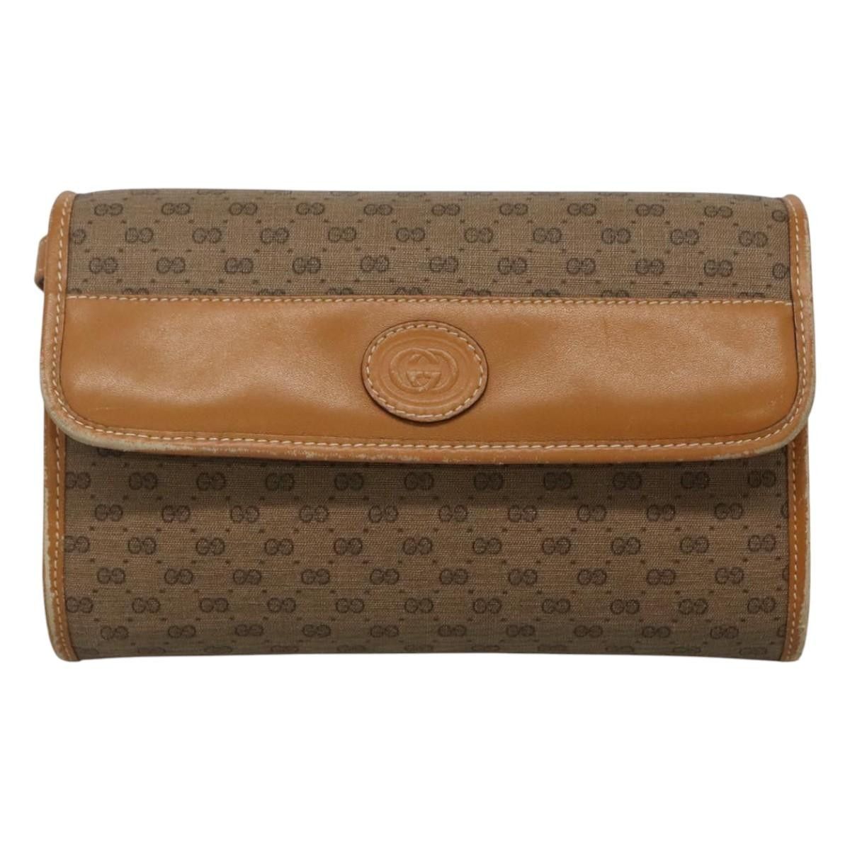 Gucci GUCCI Micro GG Supreme Shoulder Bag Pvc Beige Gold 004 89 Size ONE SIZE - 2 Thumbnail