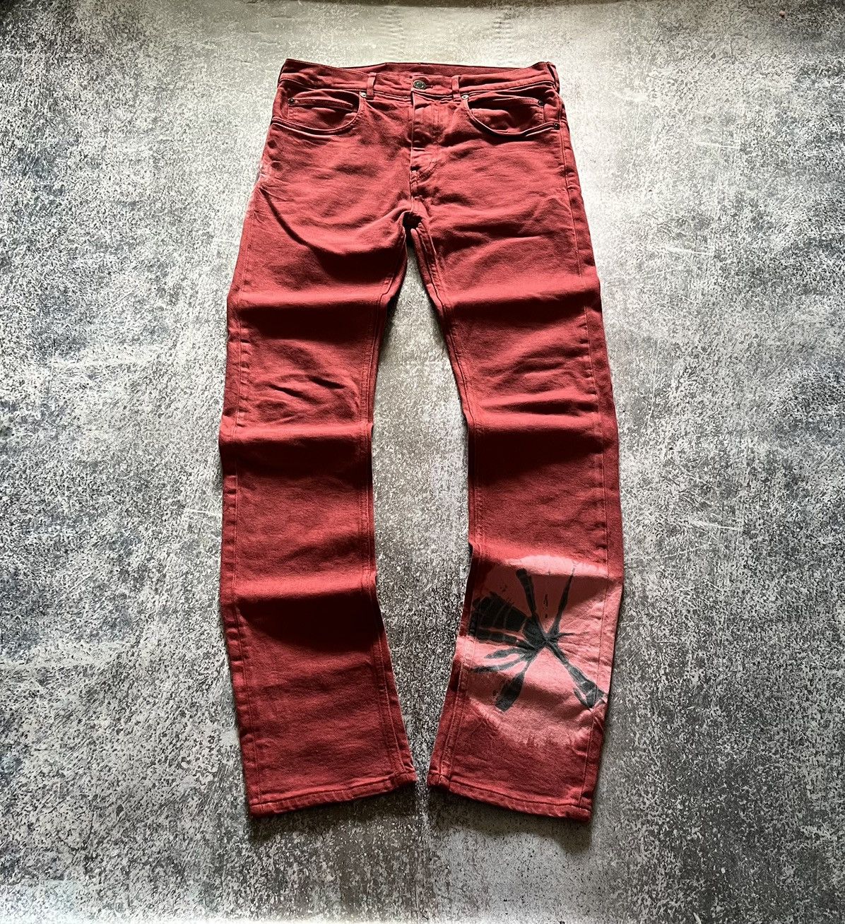 Calvin Klein 205W39NYC Calvin Klein 205W39NYC Tie Dye By Raf Simons crazy y2k jeans Size US 30 / EU 46 - 1 Thumbnail
