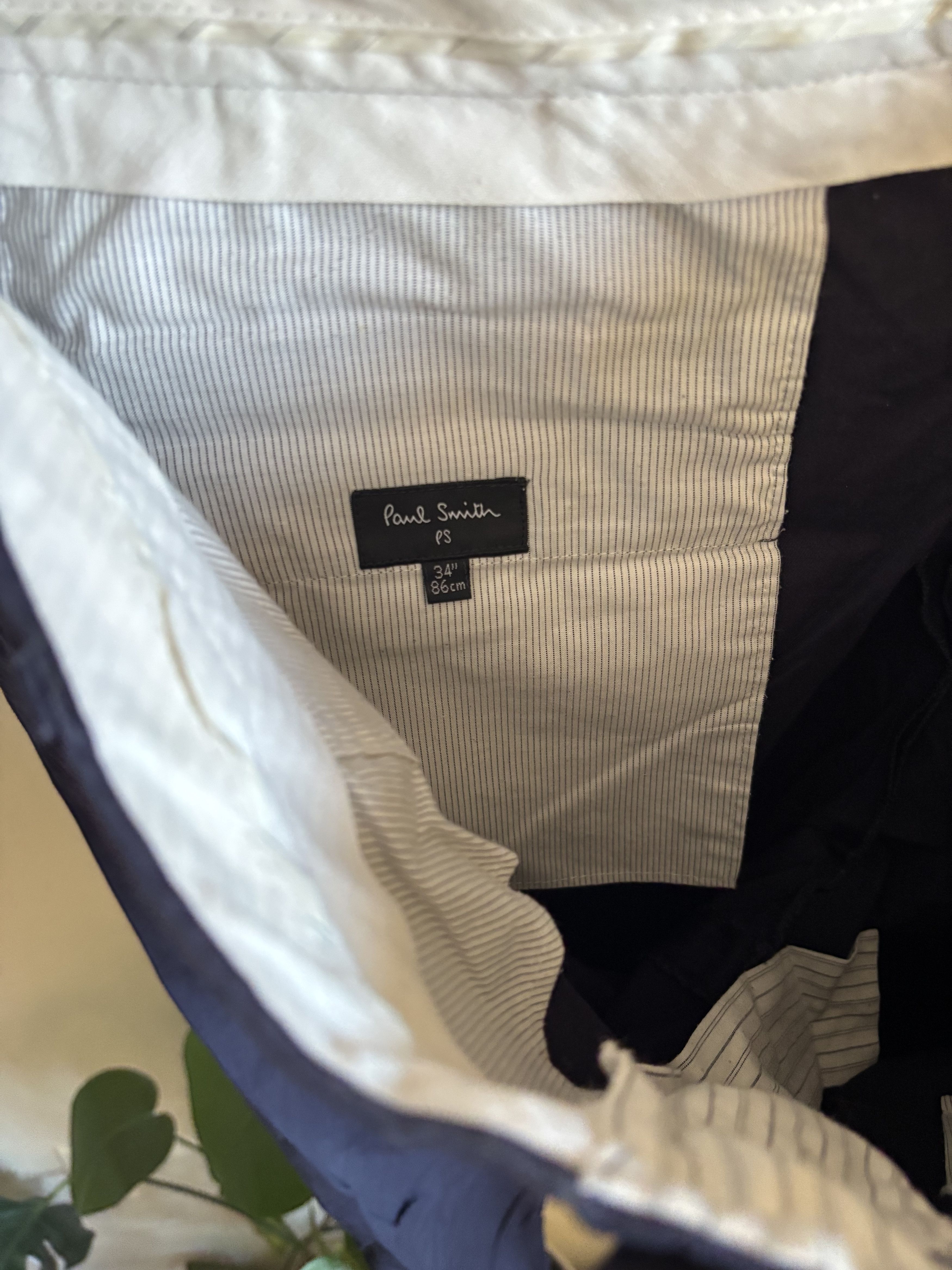 Paul Smith Paul Smith Navy Suit Trousers 34 Cotton Size US 34 / EU 50 - 3 Thumbnail