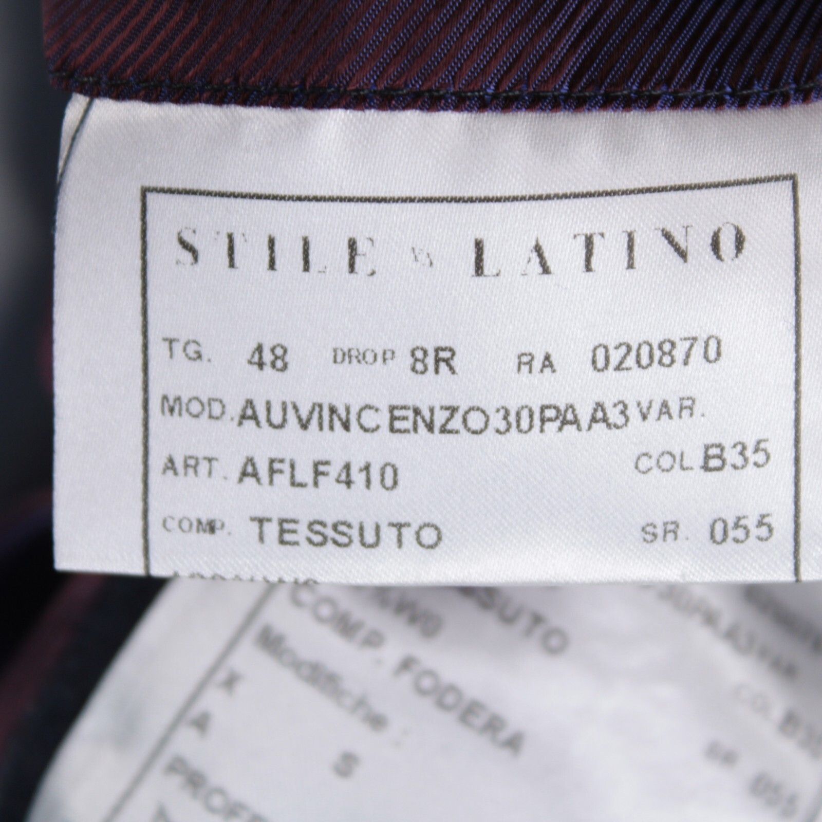 Other Stile Latino Suit Size US 38 Regular in Blue Size 38R - 9 Thumbnail