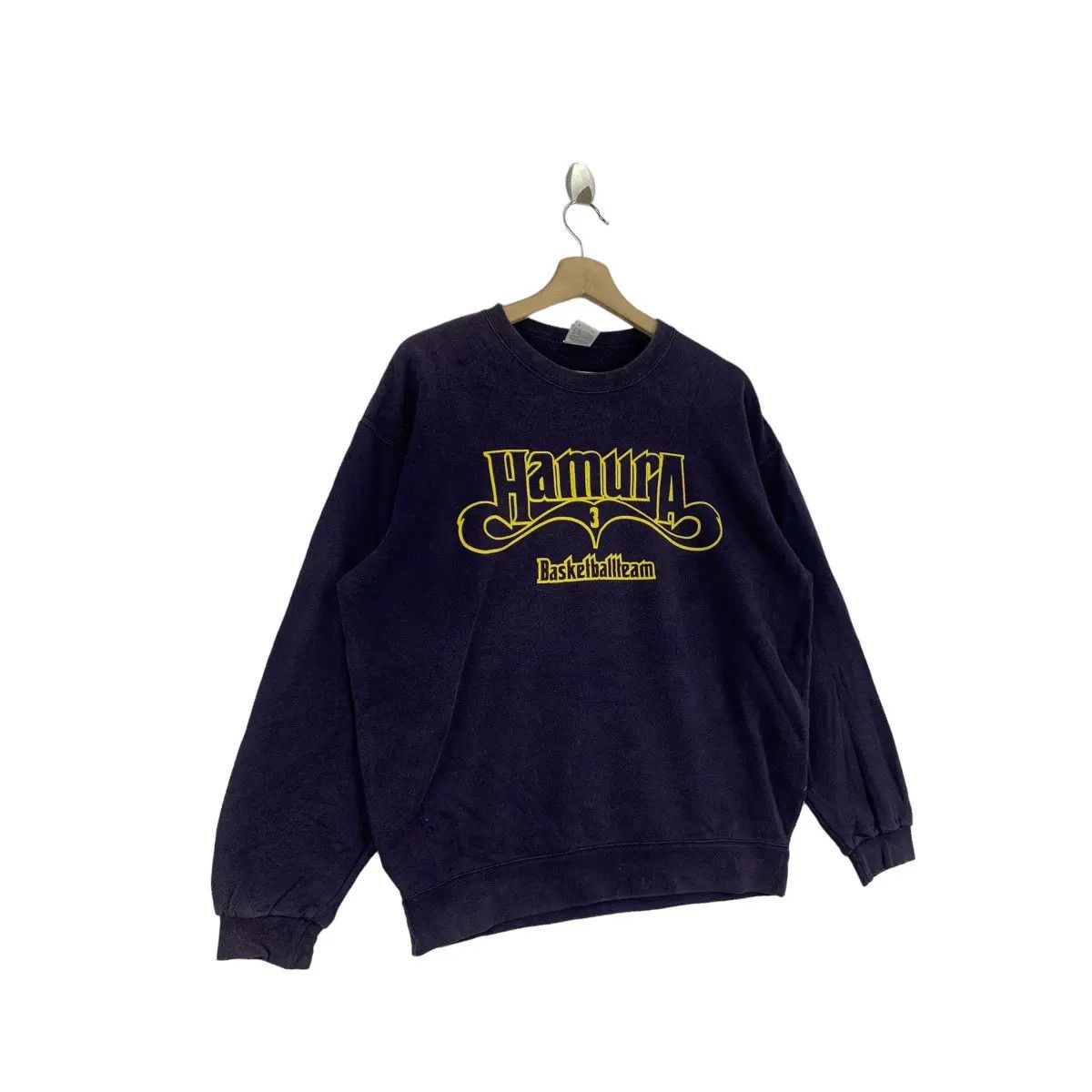 Vintage Vintage HAMURA BASKETBALL TEAM Japan Anime Manga Sweatshirt Size L / US 10 / IT 46 - 3 Thumbnail