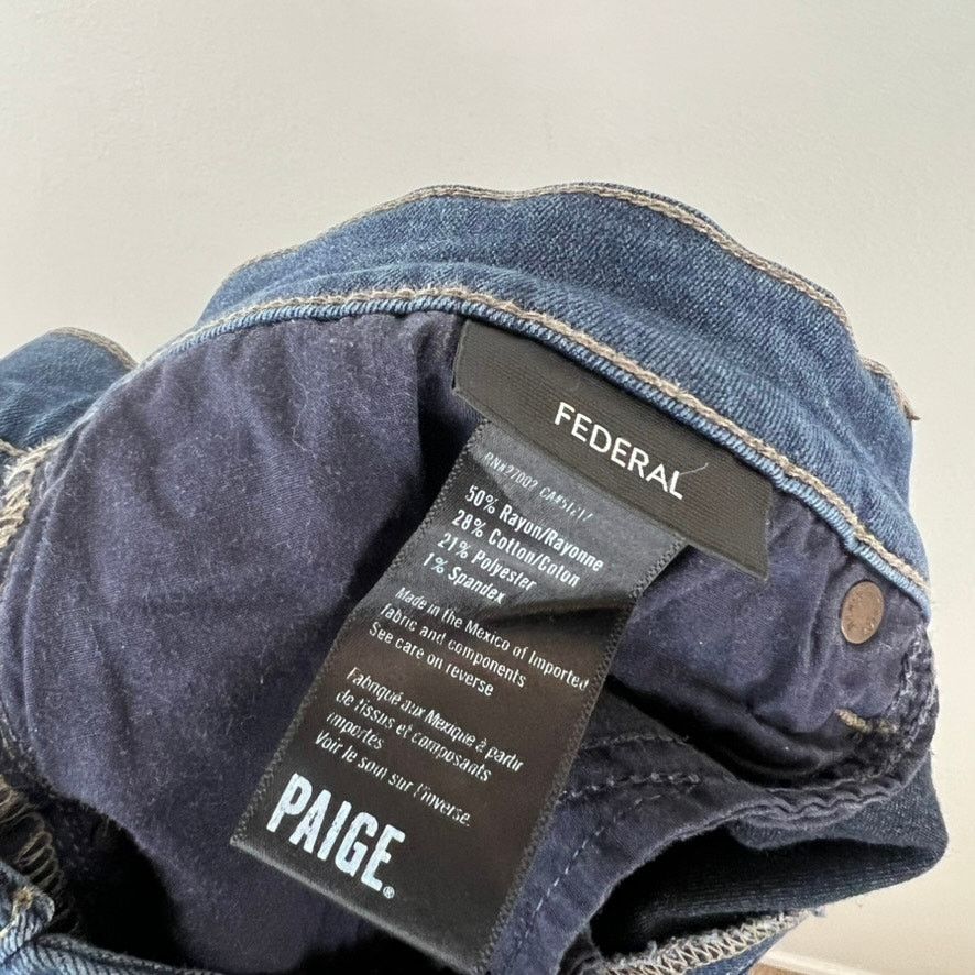 Paige Paige Men’s Federal Slim Straight Jeans Samson Wash Size US 40 / EU 56 - 4 Thumbnail