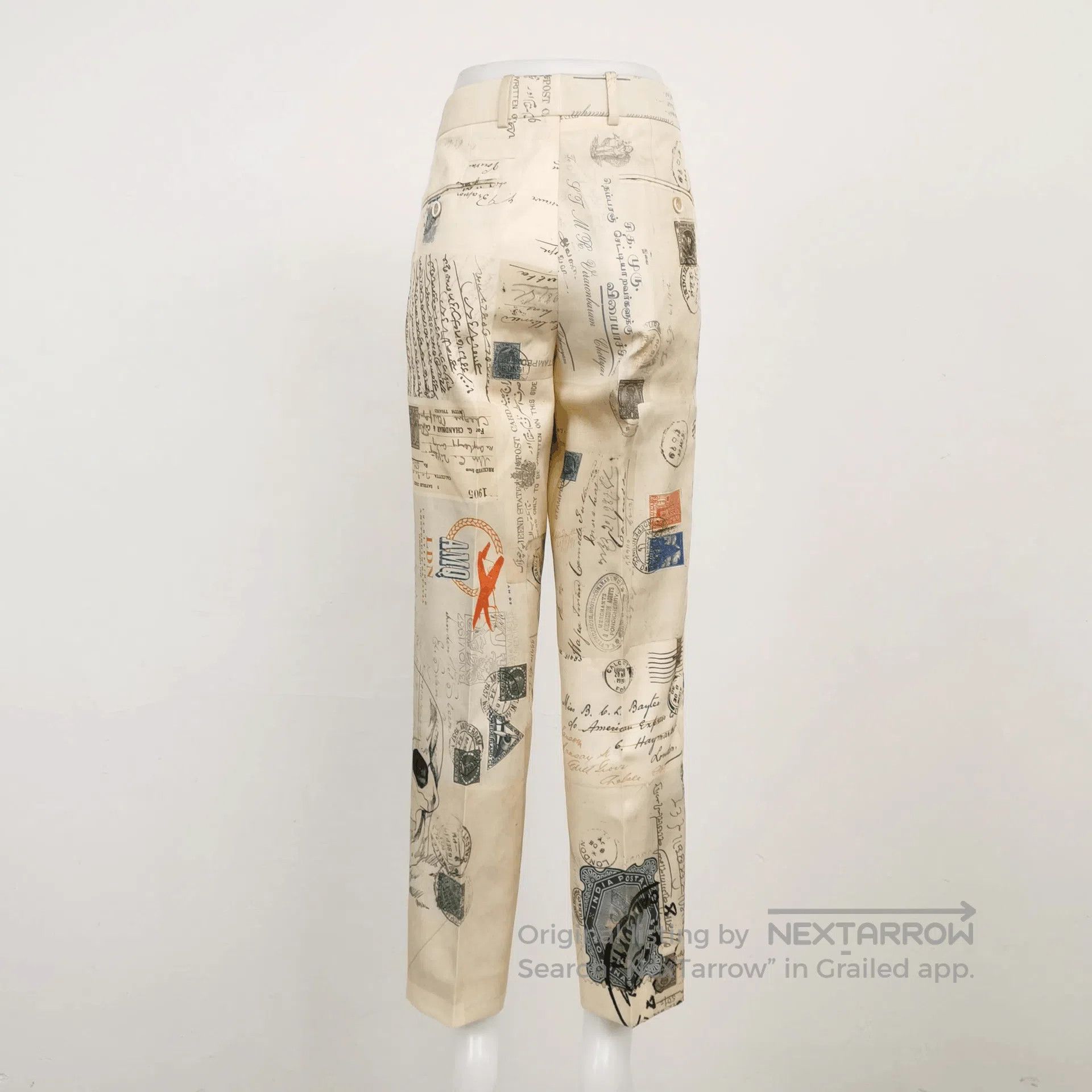 Alexander McQueen Alexander McQueen Animal World Silk Print Trousers. Size US 30 / EU 46 - 2 Thumbnail