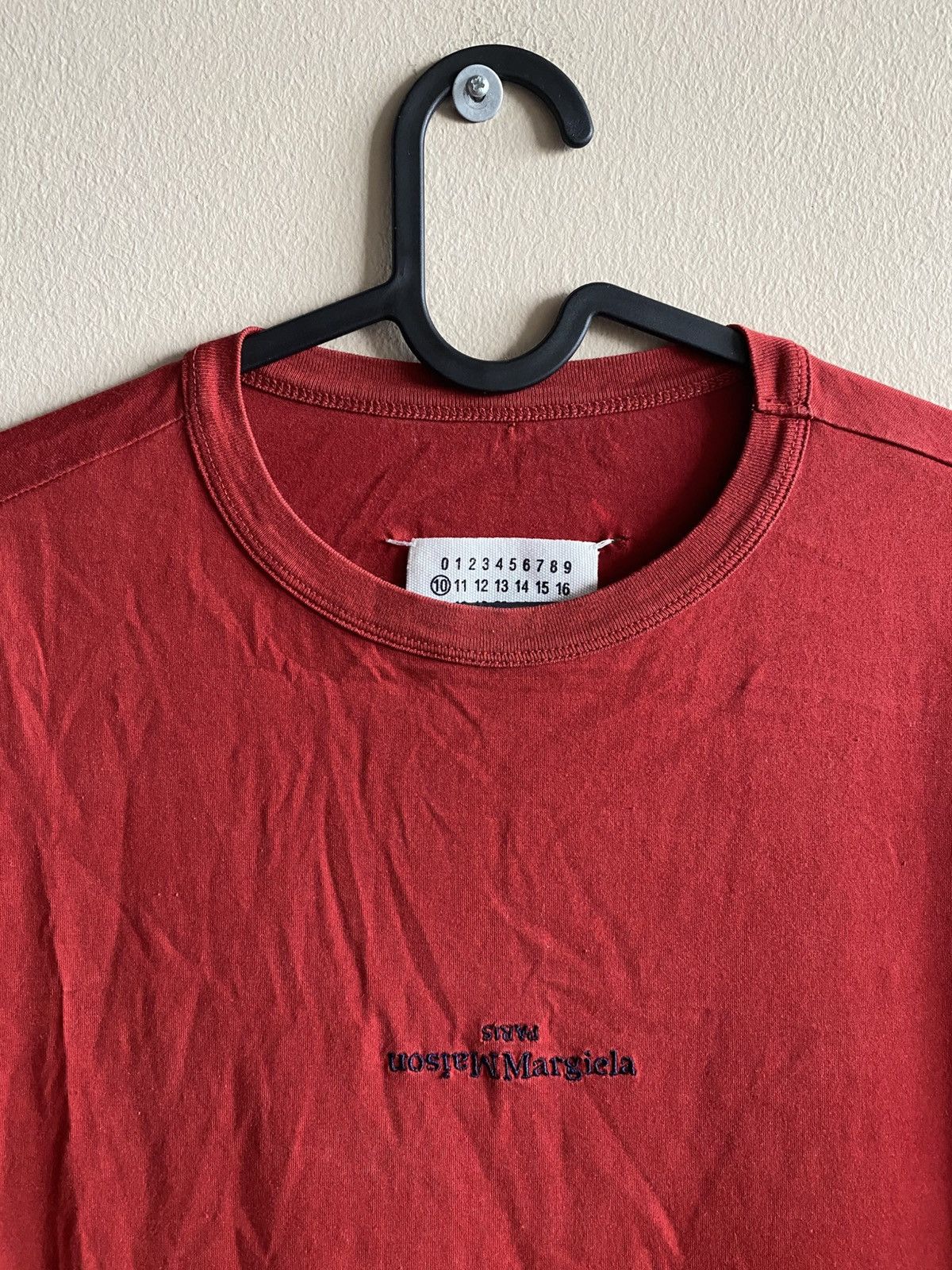 Maison Margiela Maison Margiela Embroided Logo tee Size US S / EU 44-46 / 1 - 2 Thumbnail