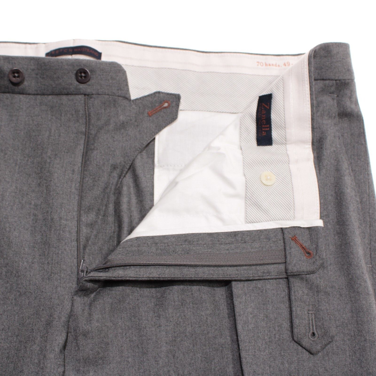 Zanella Zanella New with tags Dress Pants Size 42 US In Gray Size US 42 / EU 58 - 3 Thumbnail