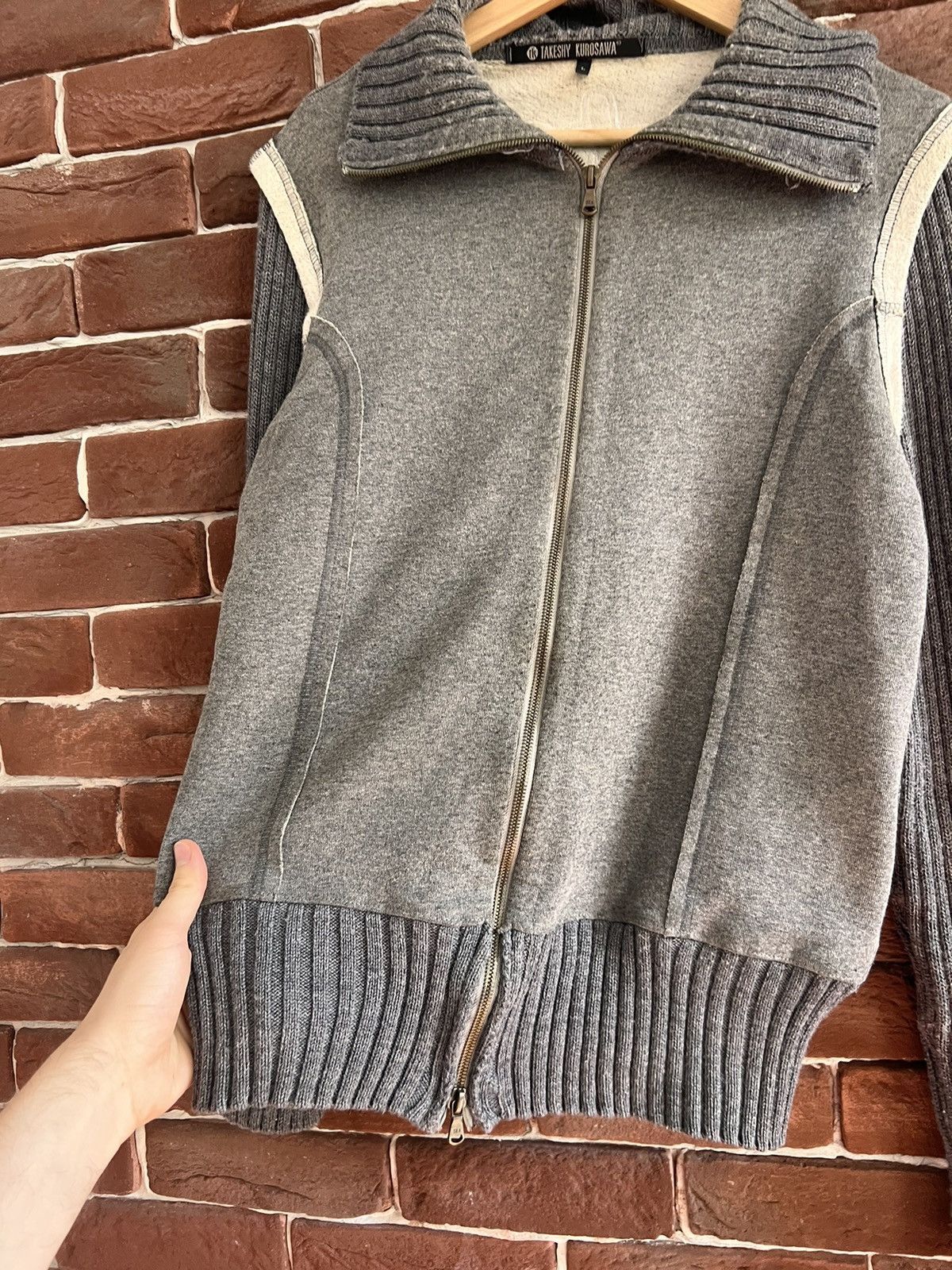 Takeshy Kurosawa × Vintage TAKESHY KUROSAWA Black Wool Sweater Pullover Jumper Japan Size US M / EU 48-50 / 2 - 3 Thumbnail