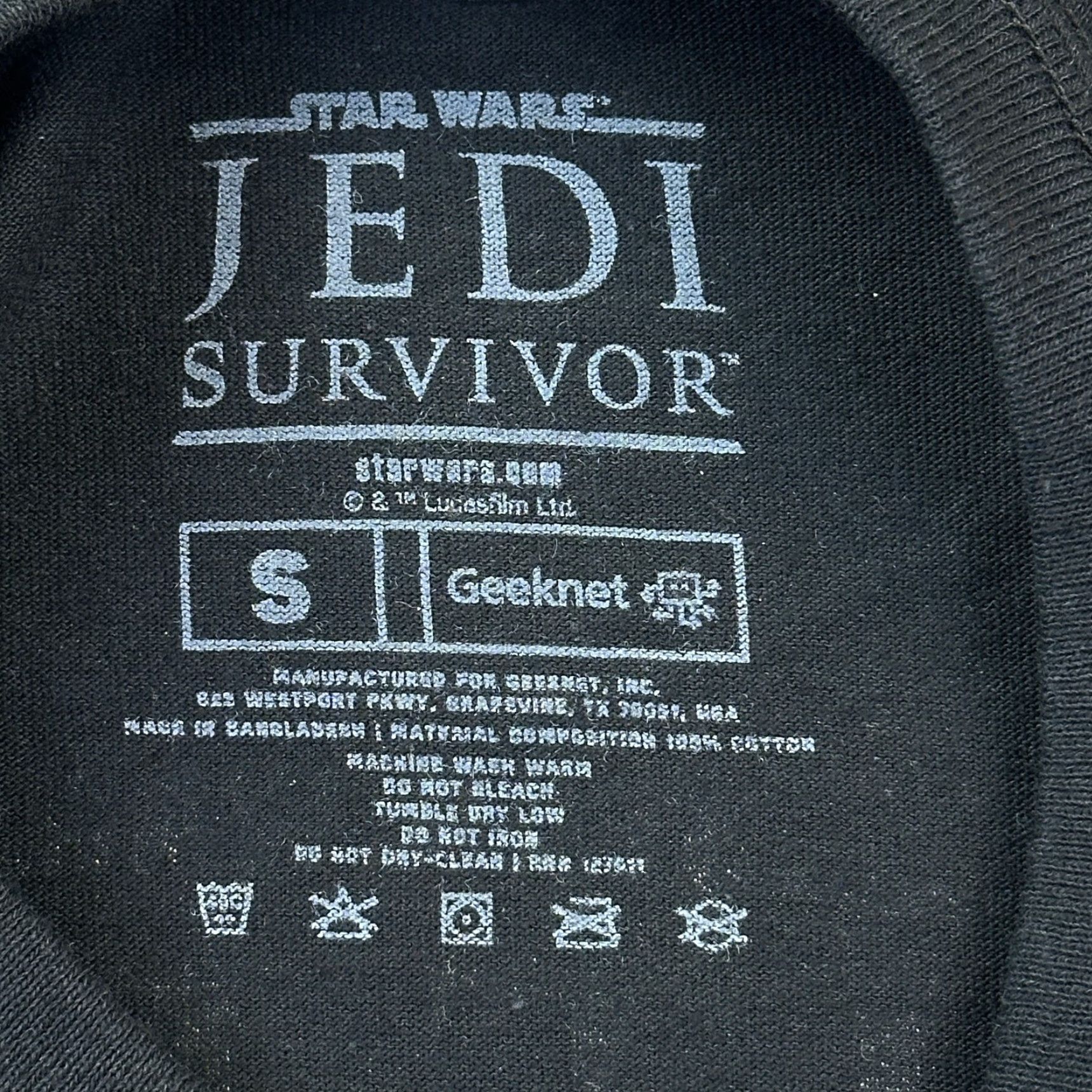 Star Wars Star Wars Star Wars Jedi Survivor Shirt Mens Small Black Kal Kestis BD-1 Graphic Tee NWT Size US S / EU 44-46 / 1 - 6 Thumbnail
