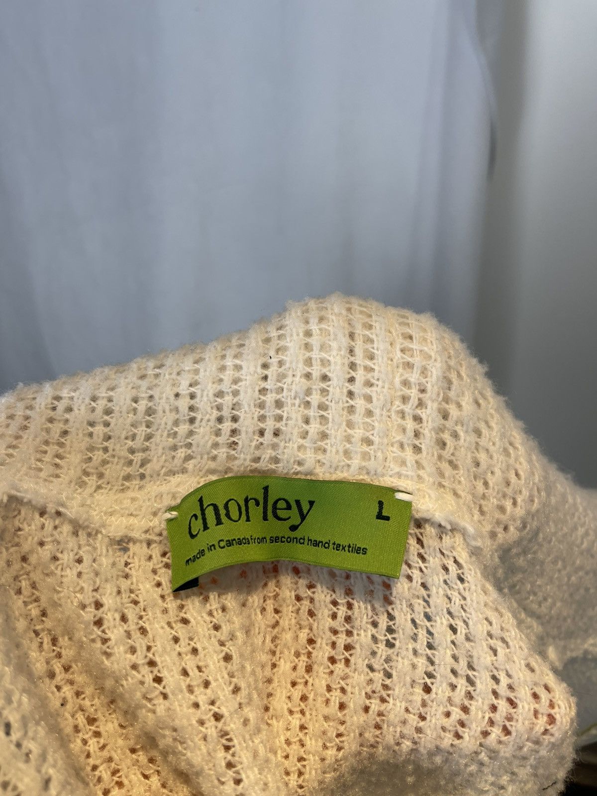 Chorley × Handmade Chorley Knit Sweater Zip Up Oversized Hooodie Size US L / EU 52-54 / 3 - 4 Thumbnail