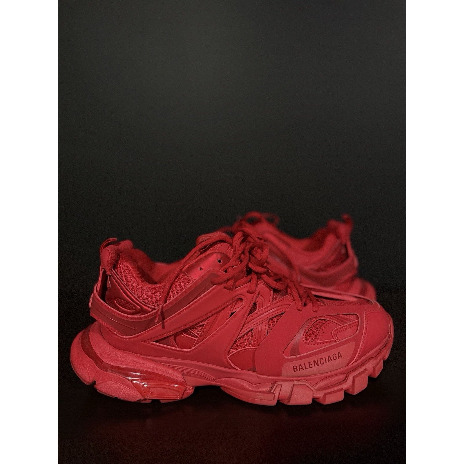Balenciaga Size 44EU/11M Balenciaga Track Red Sneakers Size US 11 / EU 44 - 1 Thumbnail