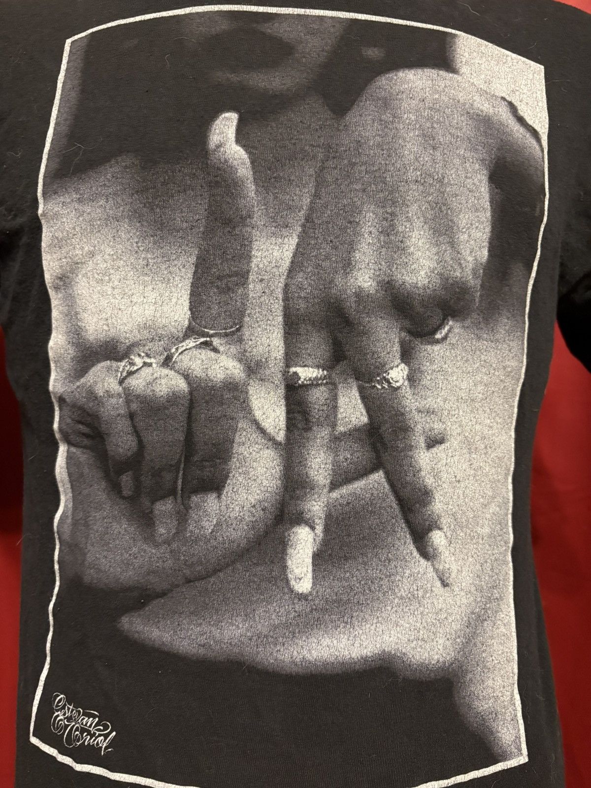 Upper Playground Estevan Oriol LA Fingers Tshirt Upper Playground Grail Size US M / EU 48-50 / 2 - 3 Thumbnail