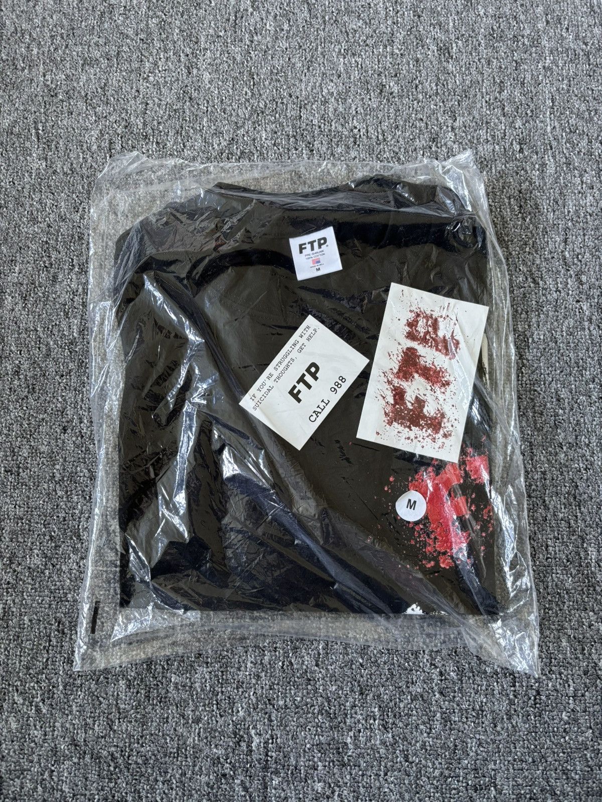 Fuck The Population FTP Black KYS Tee M Size US M / EU 48-50 / 2 - 2 Thumbnail