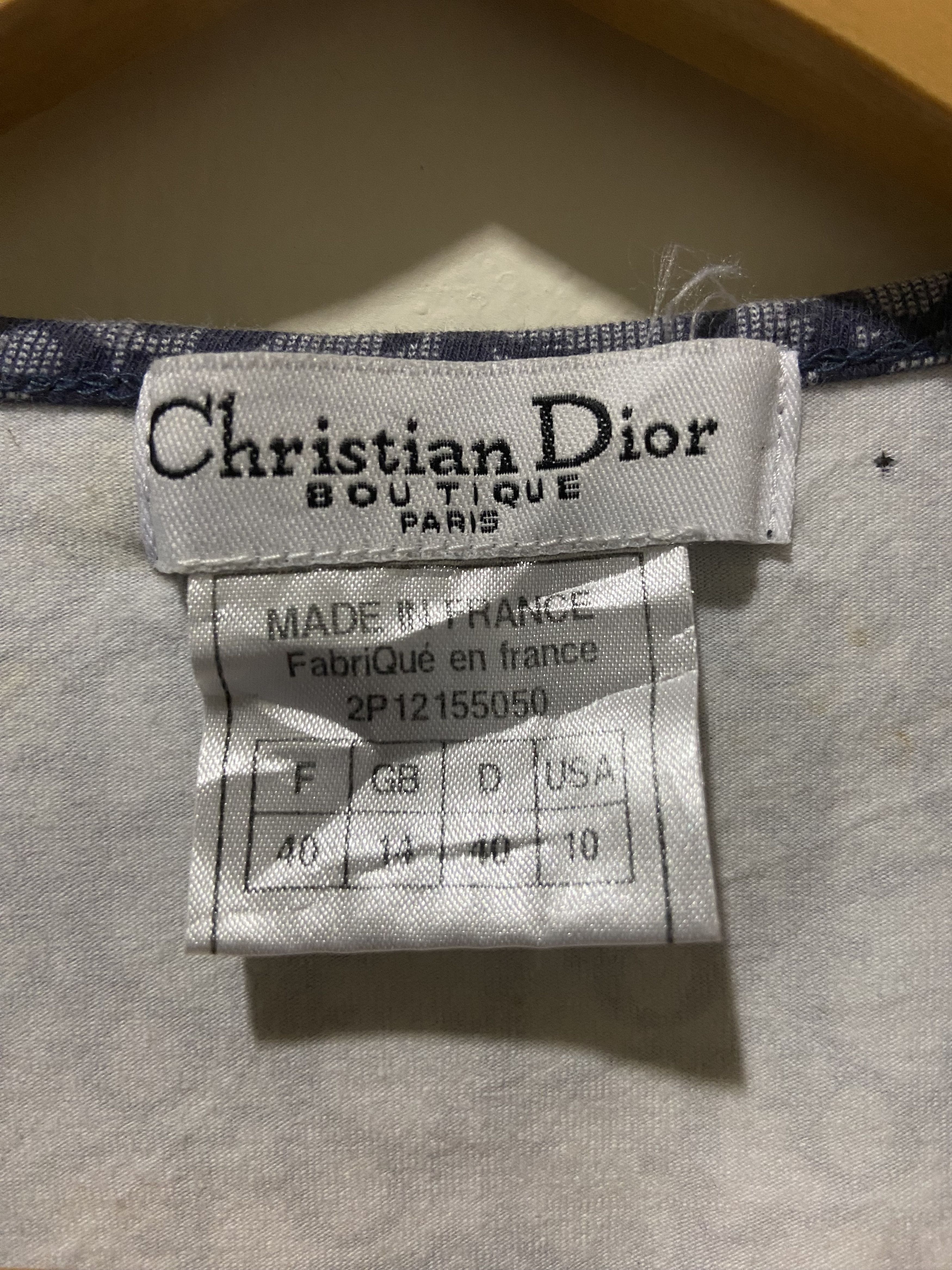 Christian Dior Monsieur CHRISTIAN DIOR MONOGRAM BLOUSE Size XS / US 0-2 / IT 36-38 - 6 Thumbnail