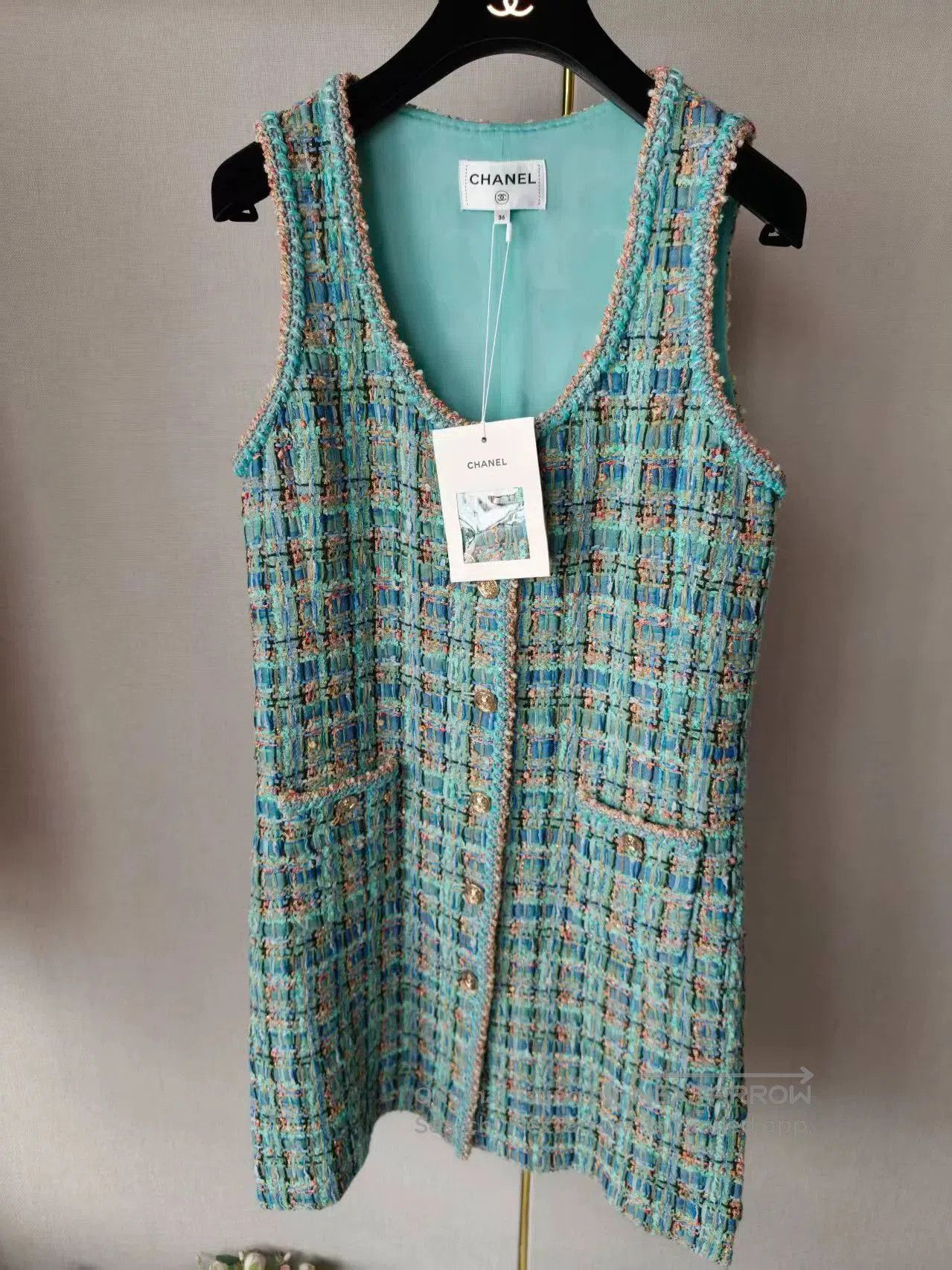 Chanel Chanel Tweed Vest. Size M / US 6-8 / IT 42-44 - 7 Thumbnail