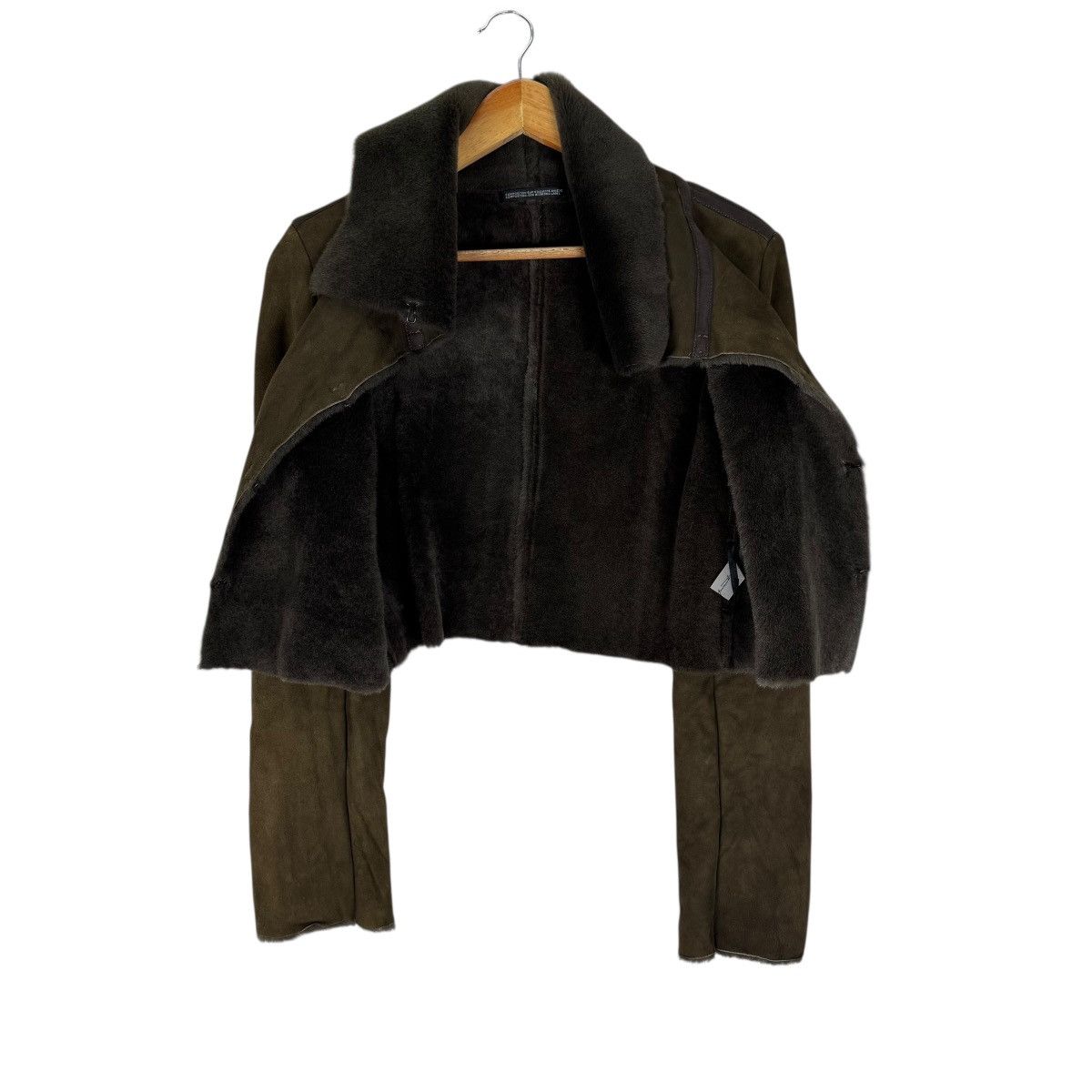 Yohji Yamamoto 🔥YOHJI YAMAMOTO SIGNATURE MOLESKIN CROP JACKET Size S / US 4 / IT 40 - 11 Thumbnail