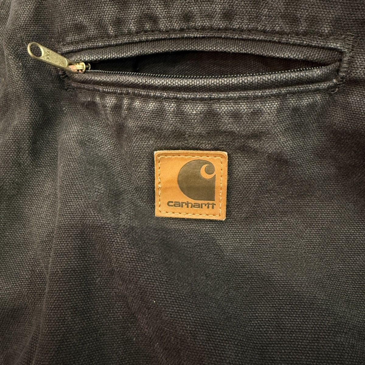 Carhartt Carhartt Balck Duck Canvas Sherpa Lined Jacket - XXL Size US XXL / EU 58 / 5 - 11 Thumbnail