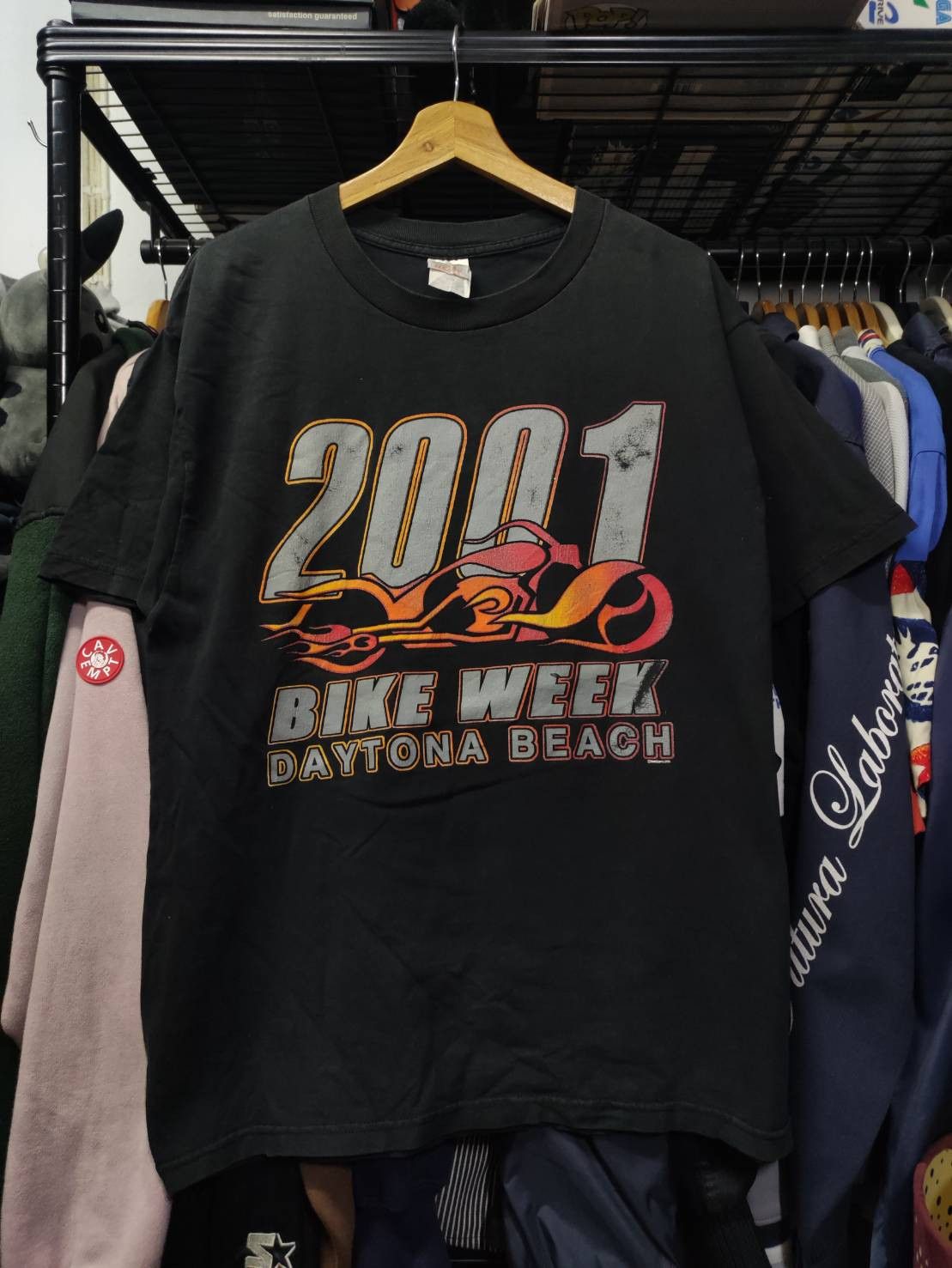Harley Davidson Vtg 00's Bike Week Daytona Beach T-Shirt Size US L / EU 52-54 / 3 - 2 Thumbnail