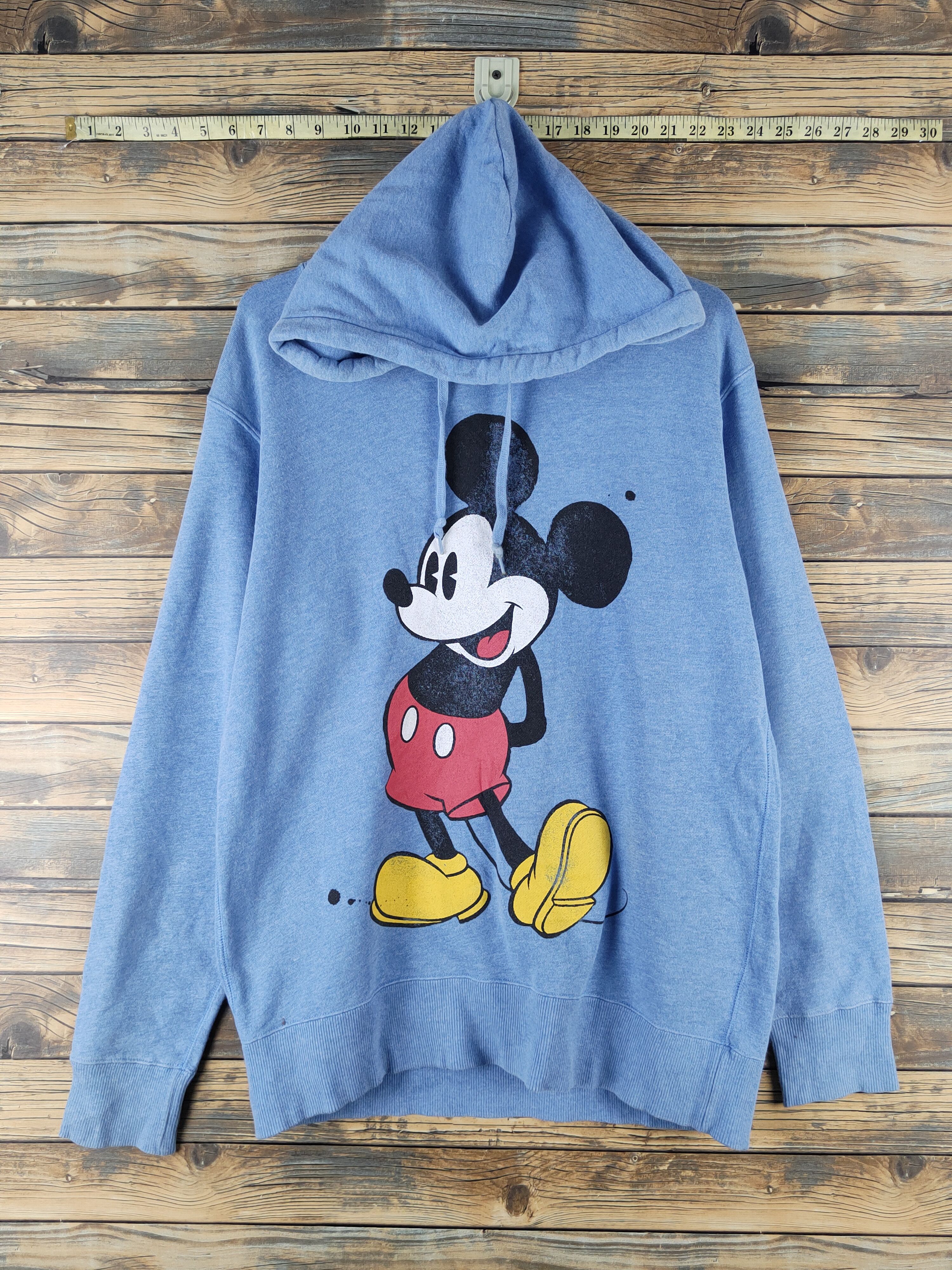 Disney DL Uniqlo Disney Blue Mickey Mouse Hoodie Sweatshirts #2506 Size US L / EU 52-54 / 3 - 1 Thumbnail