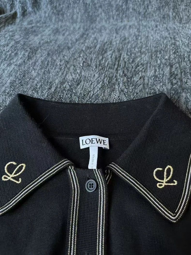 Loewe LOEWE Black polo knitwear Size S / US 4 / IT 40 - 3 Thumbnail