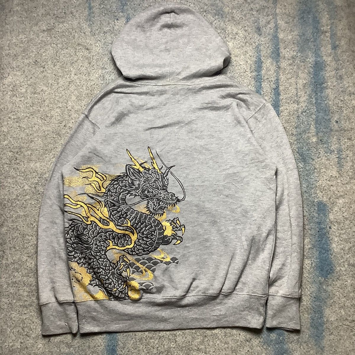 Vintage Sukajan Traditional Design Dragon Hoodie Size US L / EU 52-54 / 3 - 9 Thumbnail