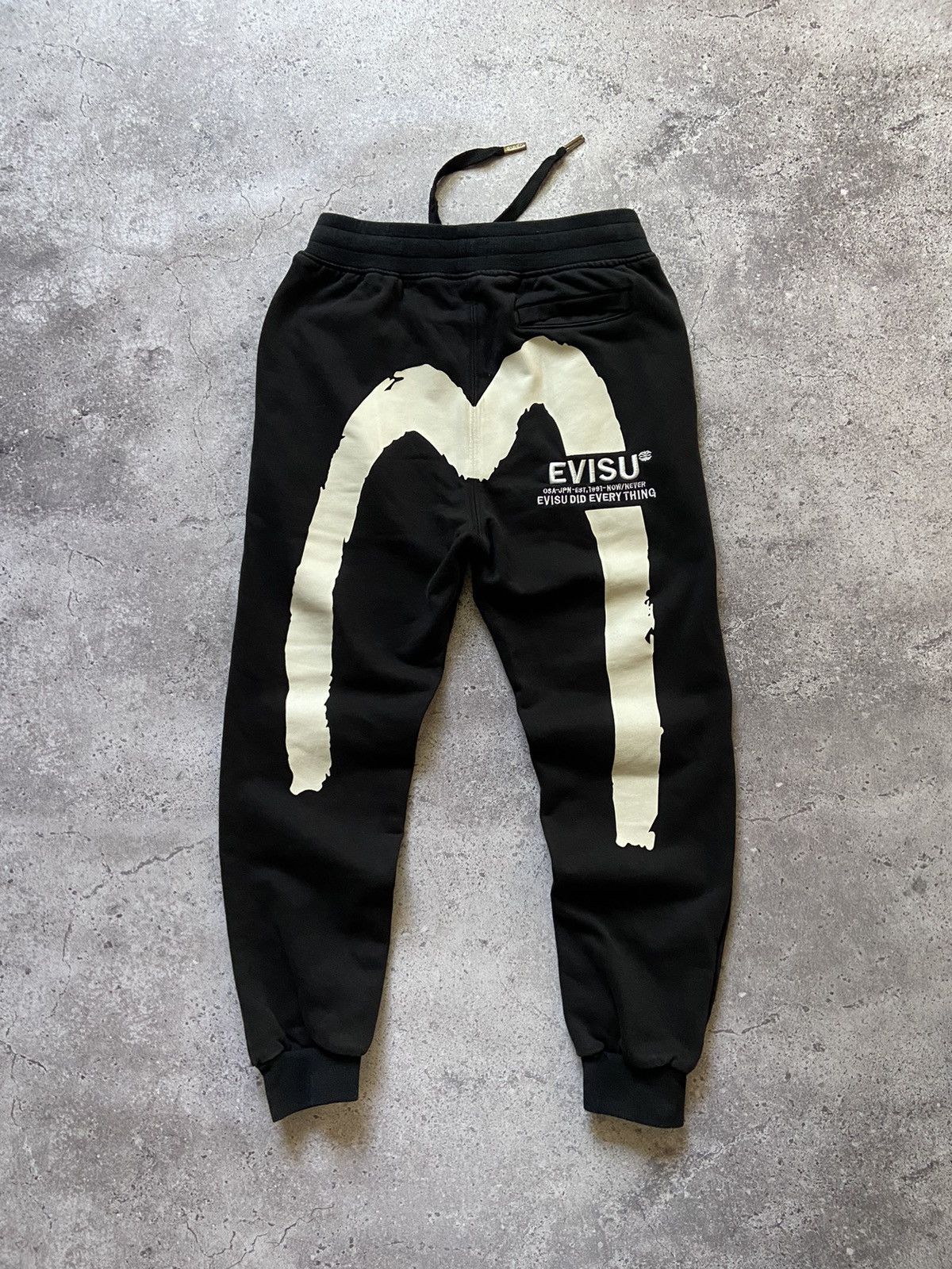 Evisu Mens Vintage Evisu Sweatpants Japanese brand style y2k pants Size US 34 / EU 50 - 1 Thumbnail