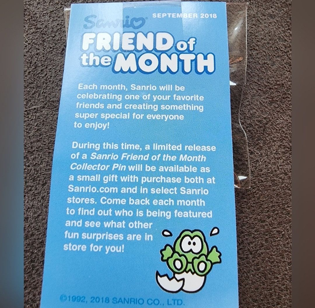 Unknown London NIP Sanrio Friend Pin We Are Dinosaurs! September Size ONE SIZE - 3 Thumbnail