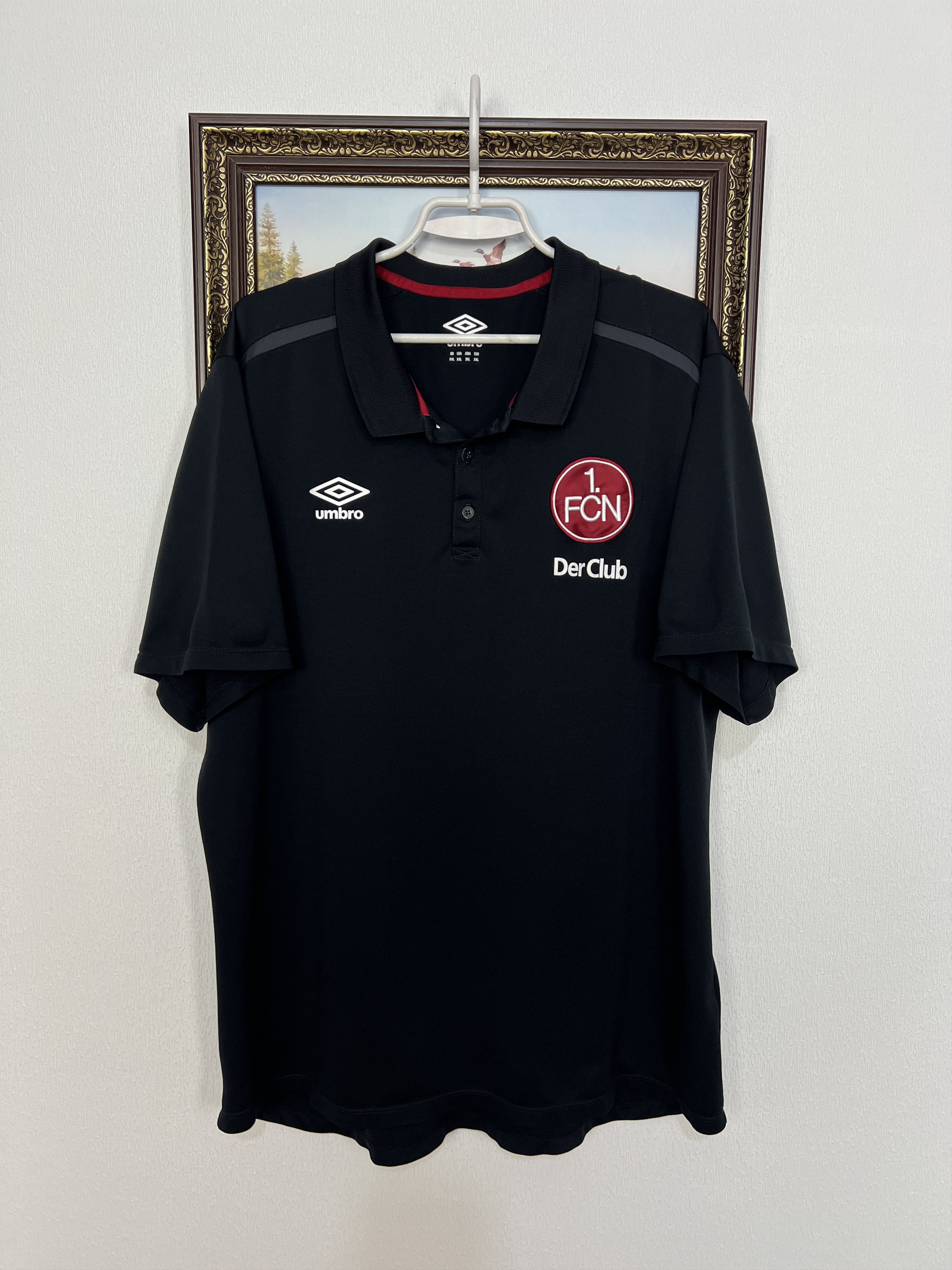 Umbro Nurnberg 1. FCN Football Polo Shirt Soccer Jersey Trikot Size US XXL / EU 58 / 5 - 1 Thumbnail