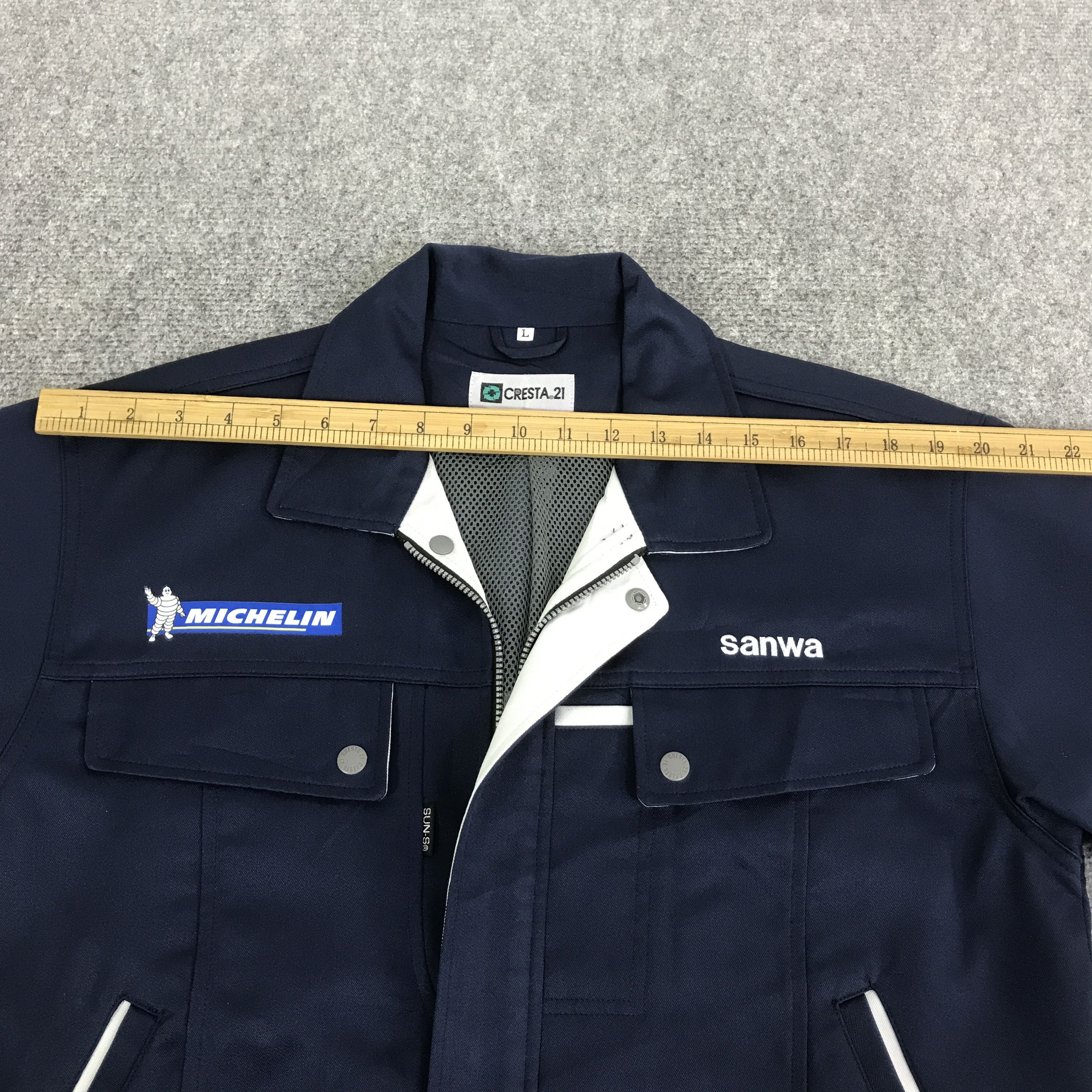 Japanese Brand MICHELIN RACING BLUE JACKET CUSTOM UNIFORM K123B18 Size US M / EU 48-50 / 2 - 5 Thumbnail