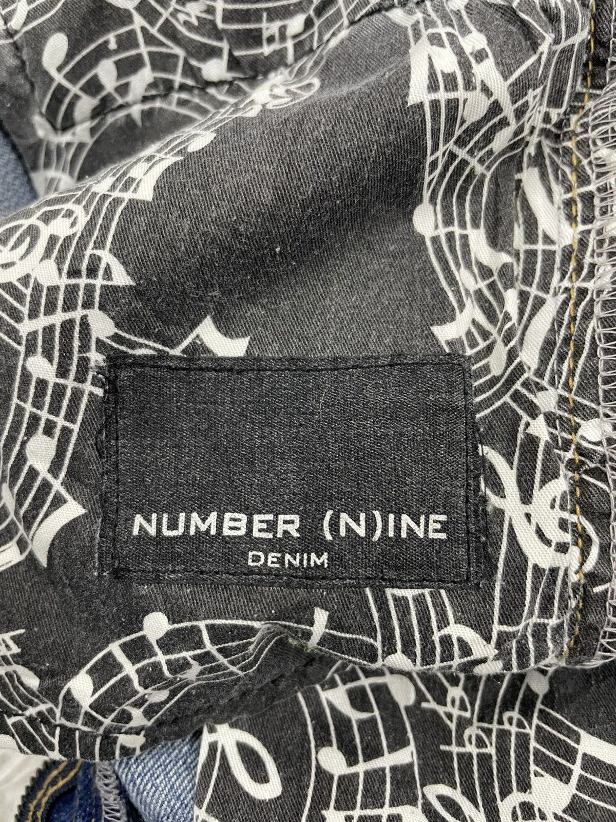 Number (N)ine Distress Number Nine Music Note Jeans Pant Size US 32 / EU 48 - 17 Thumbnail