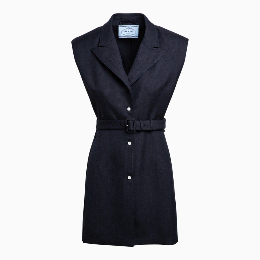 o1d2blof0924 Single-breasted Waistcoat in Navy Blue