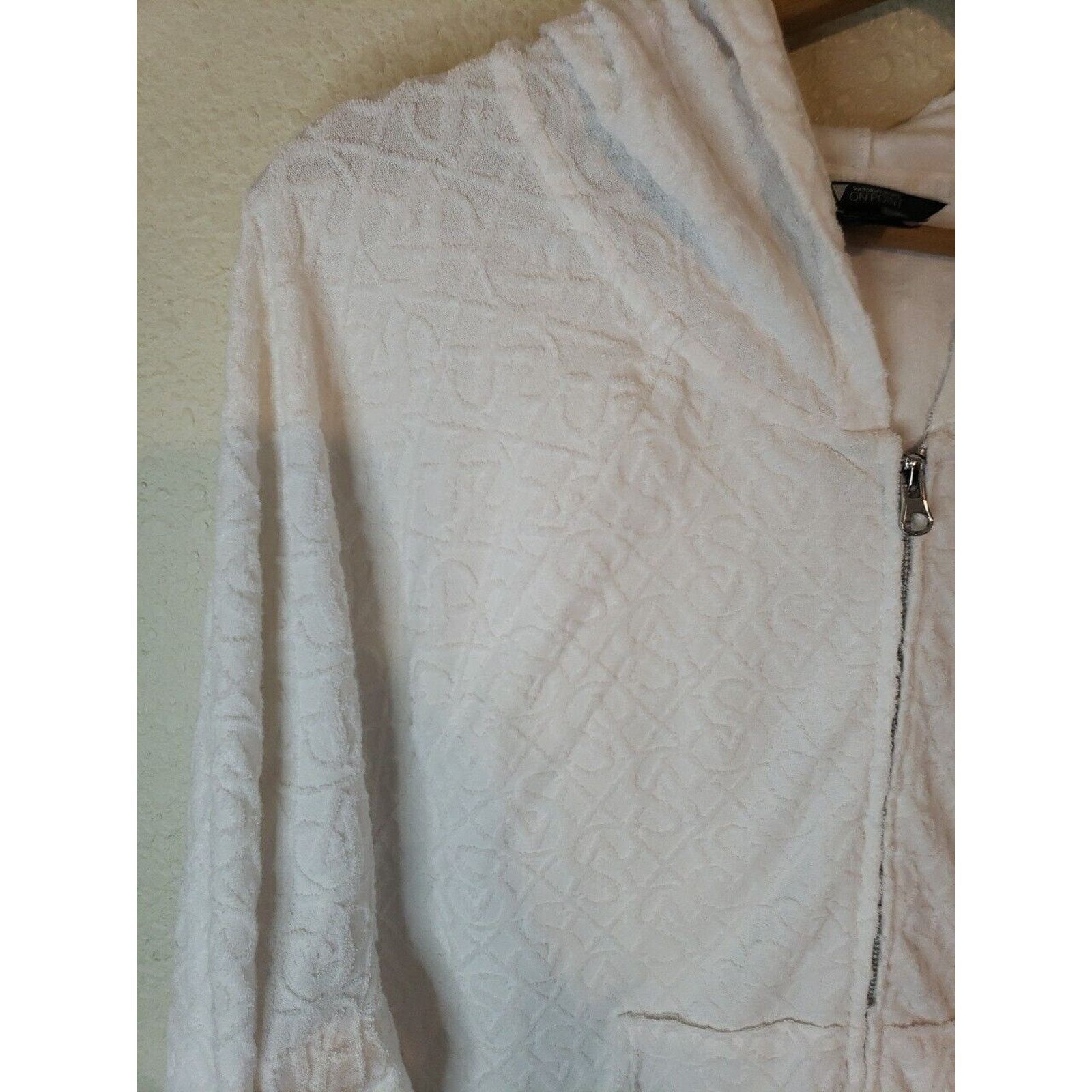 Victoria's Secret VICTORIA'S SECRET Zip Up Hooded Terry Sweater Womens Medium Size M / US 6-8 / IT 42-44 - 5 Thumbnail