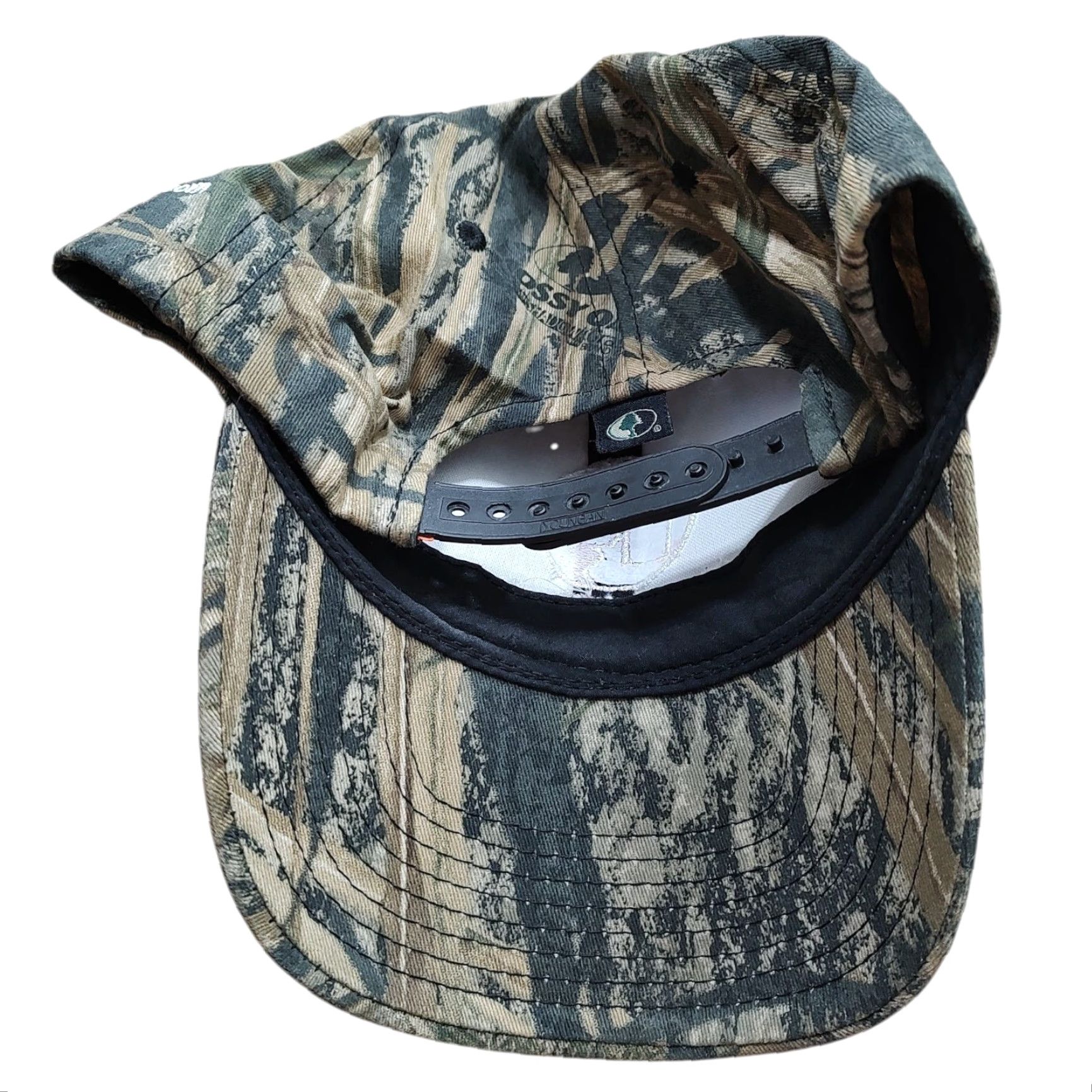 Vintage VINTAGE Mossy Oak Shadow Grass Blades Camo Logo Embroidered Snapback Camouflage Size ONE SIZE - 2 Thumbnail
