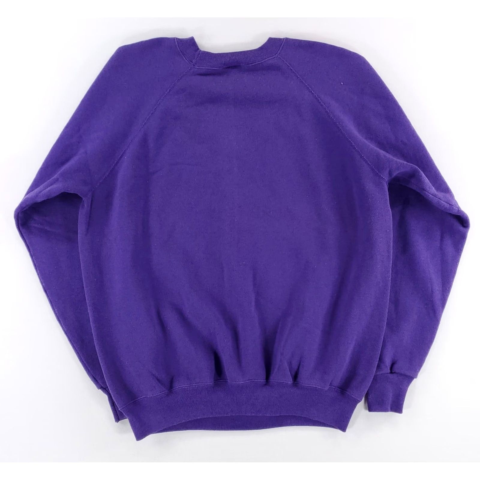 Hanes Hanes Sport VTG 90s Purple Sweatshirt Long Sleeve Made USA Mens XL Shirt Pullover Mens Size US XL / EU 56 / 4 - 3 Thumbnail