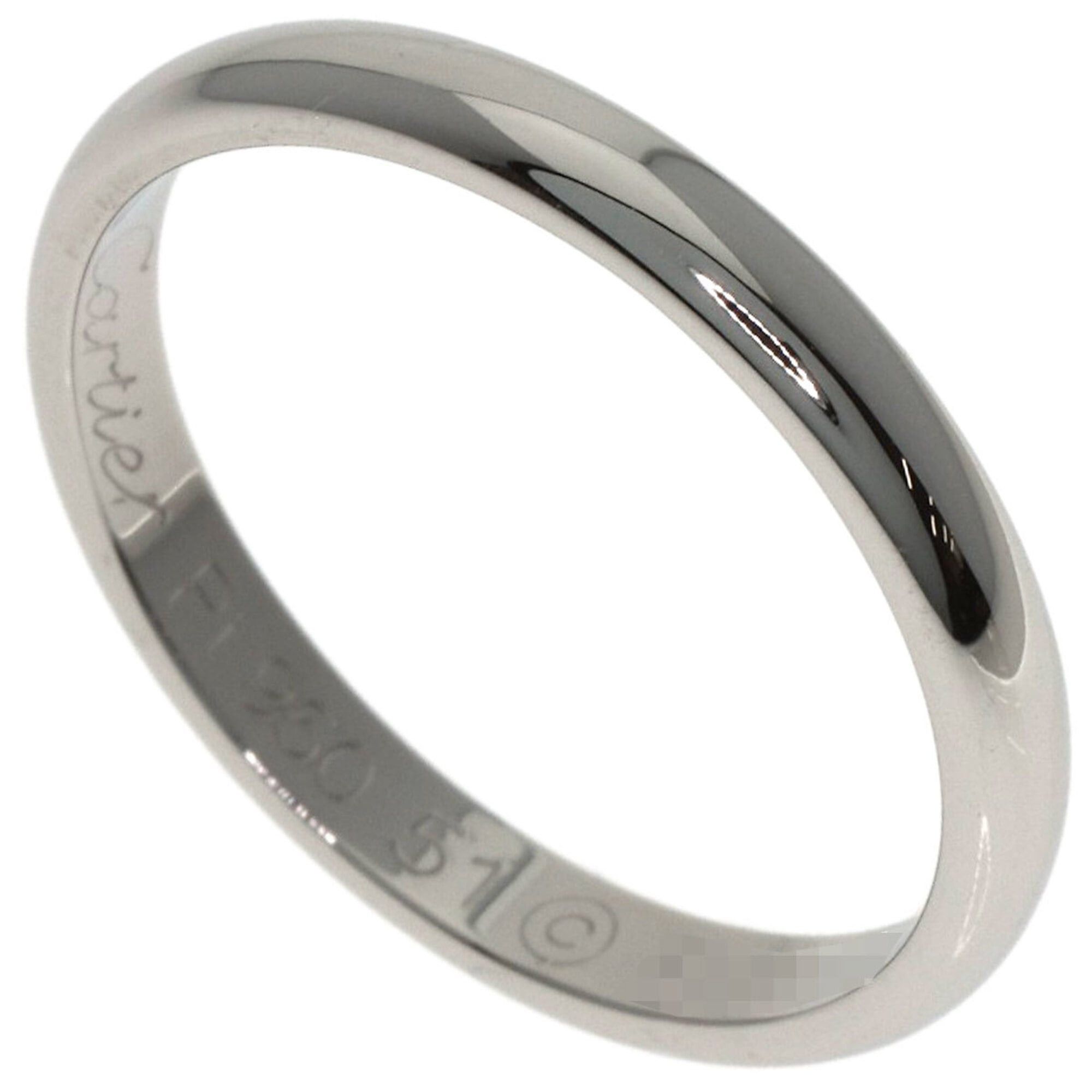 Cartier Cartier Wedding Ring #51, Platinum PT950, Women's, CARTIER Size ONE SIZE - 1 Thumbnail