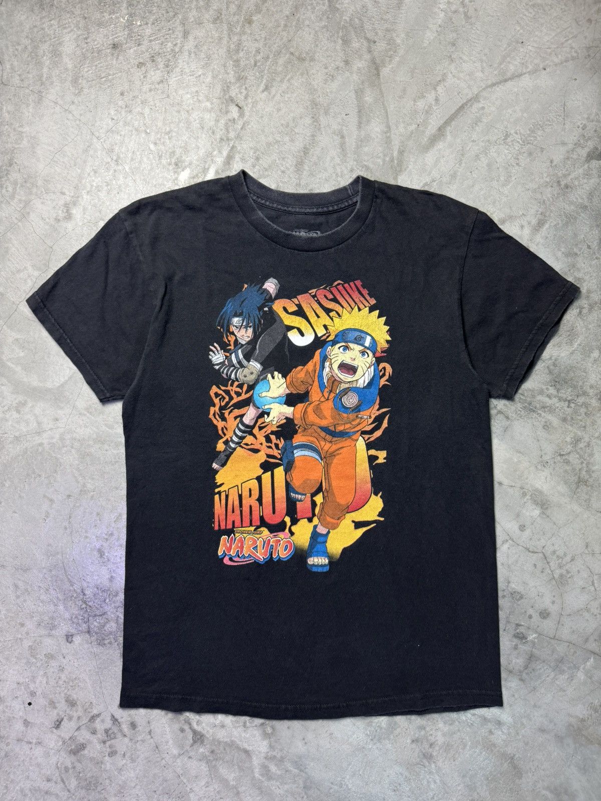 Anime Naruto & sasuke graphic Size US M / EU 48-50 / 2 - 2 Thumbnail