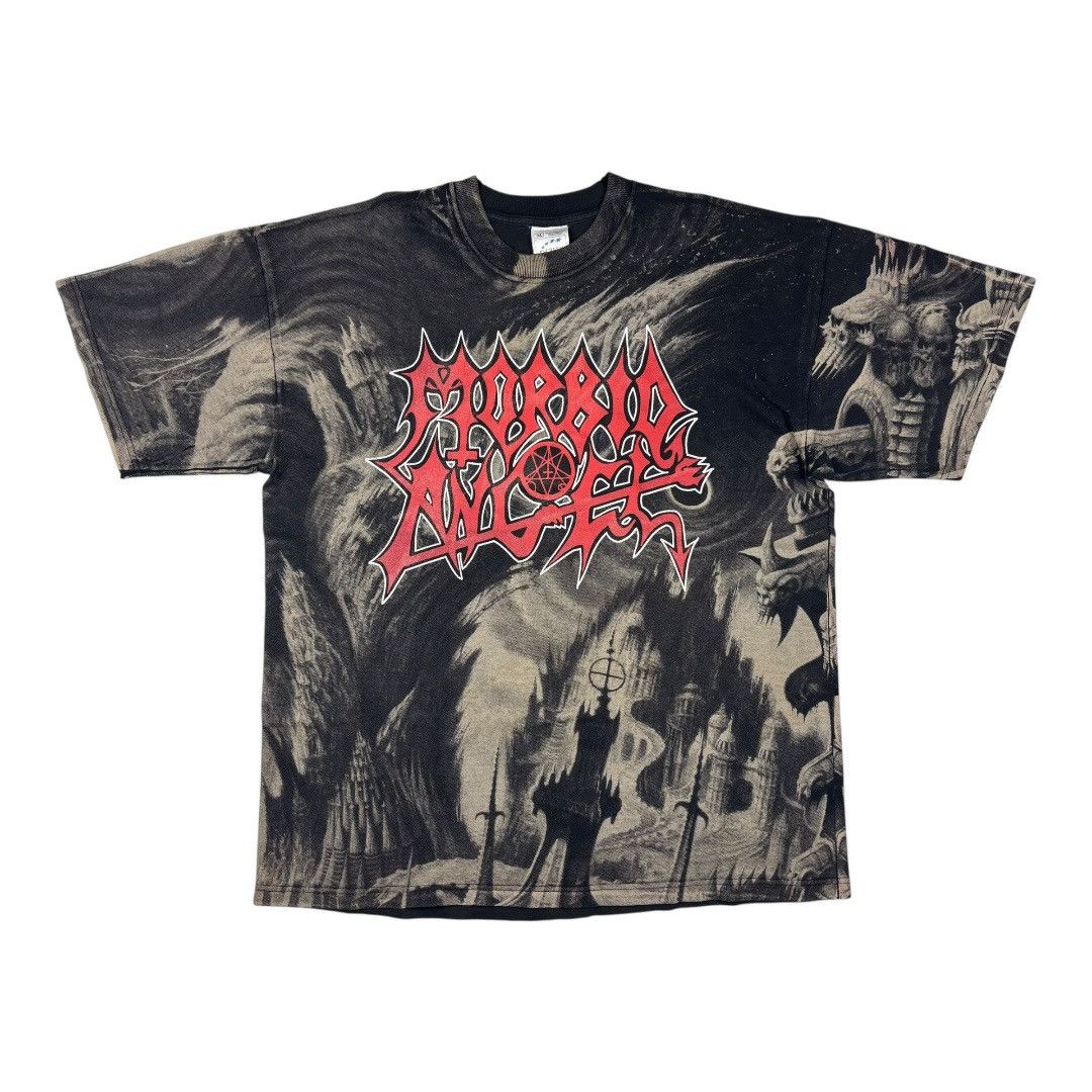 Band Tees Morbid Angel – Gateways to Annihilation Aop early 2000s Size US XL / EU 56 / 4 - 1 Thumbnail