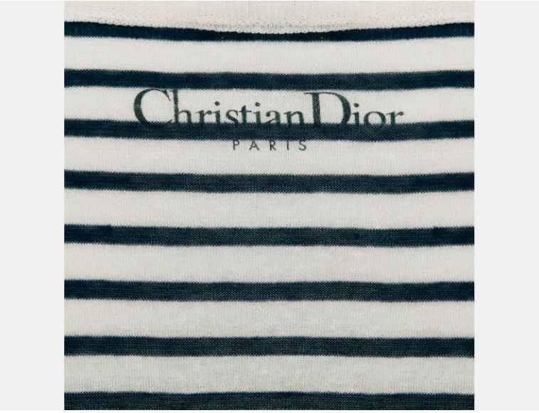 Dior o1w1db10425 424S67A Sweater in White & Black Size XL / US 12-14 / IT 48-50 - 3 Thumbnail